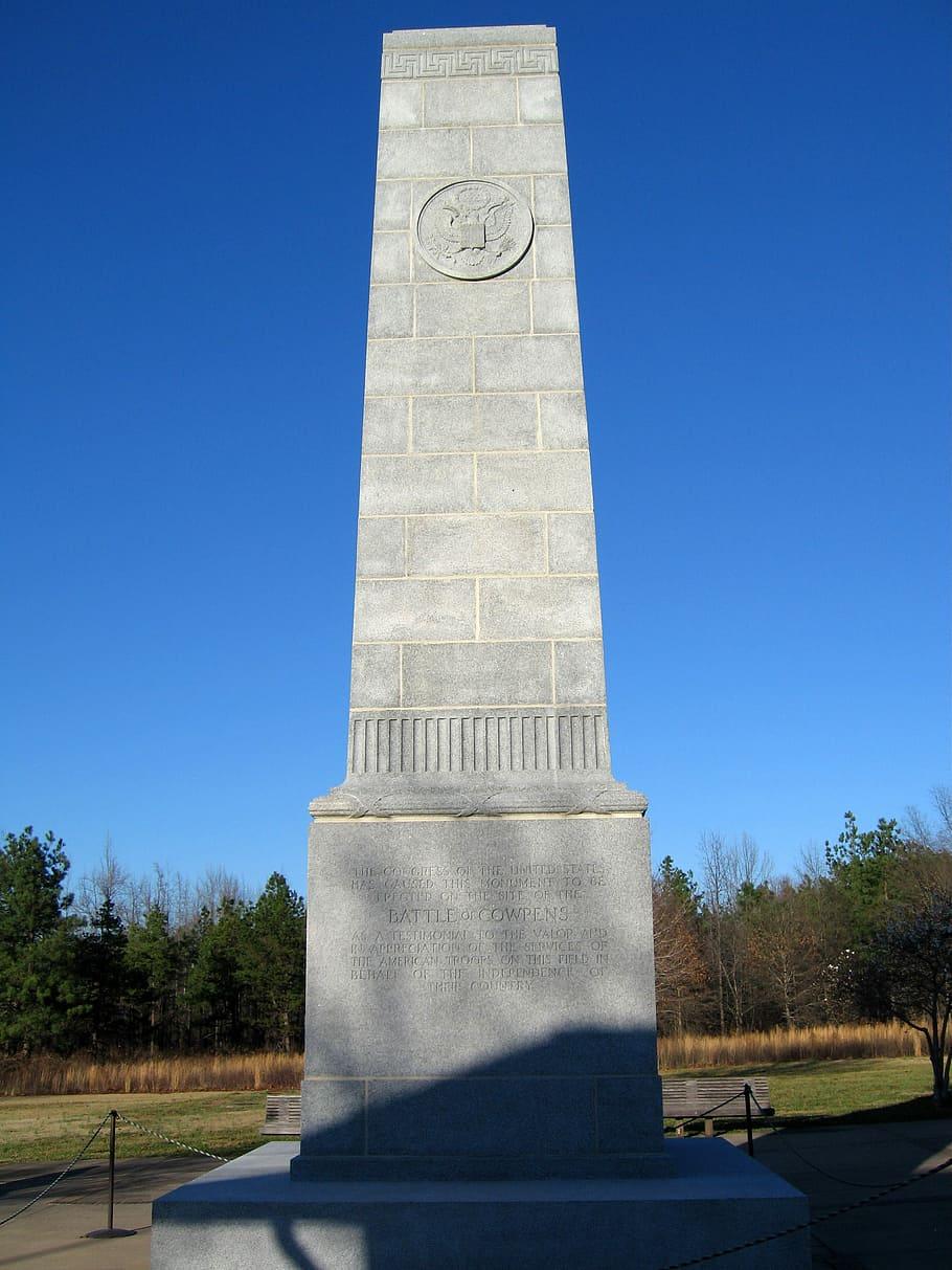 910x1213 HD wallpaper: Battlefield Monument of the Battle of Cowpens