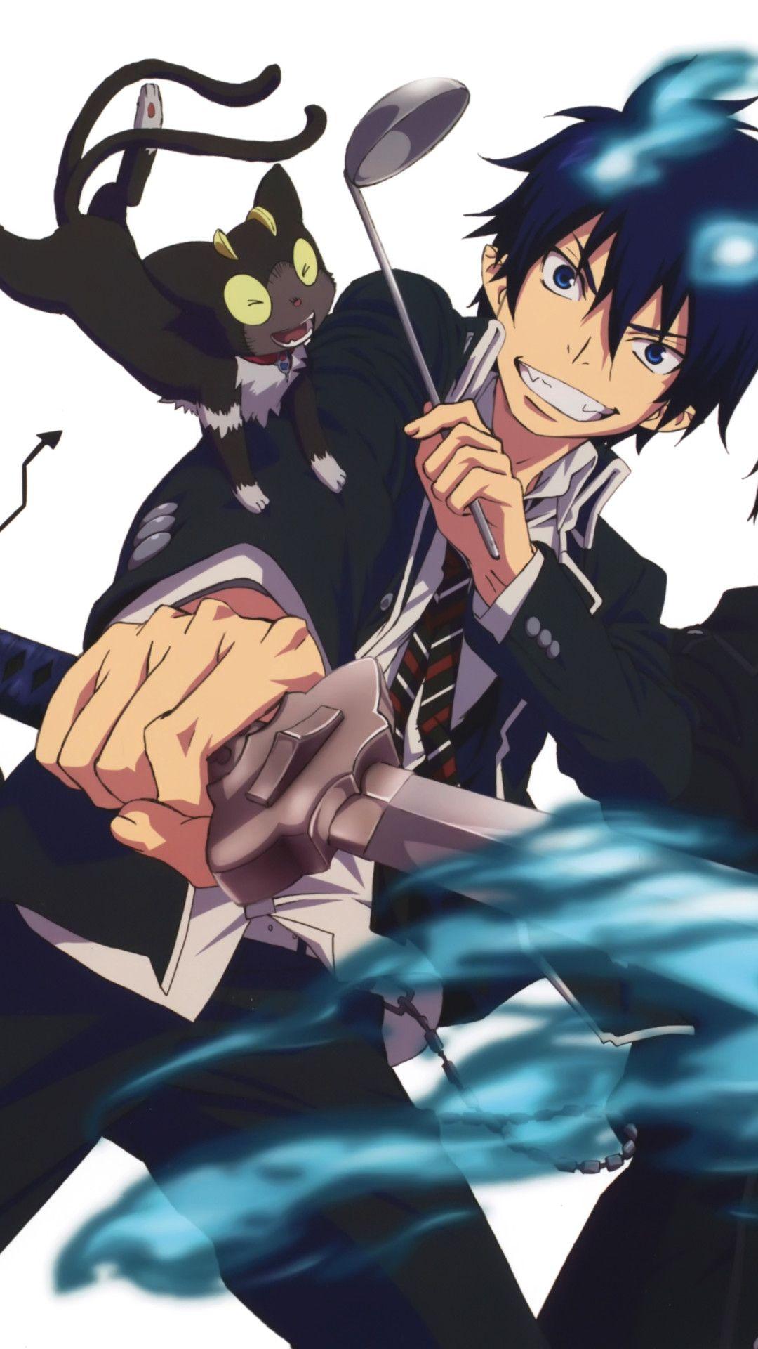1080x1920 Blue Exorcist Wallpaper