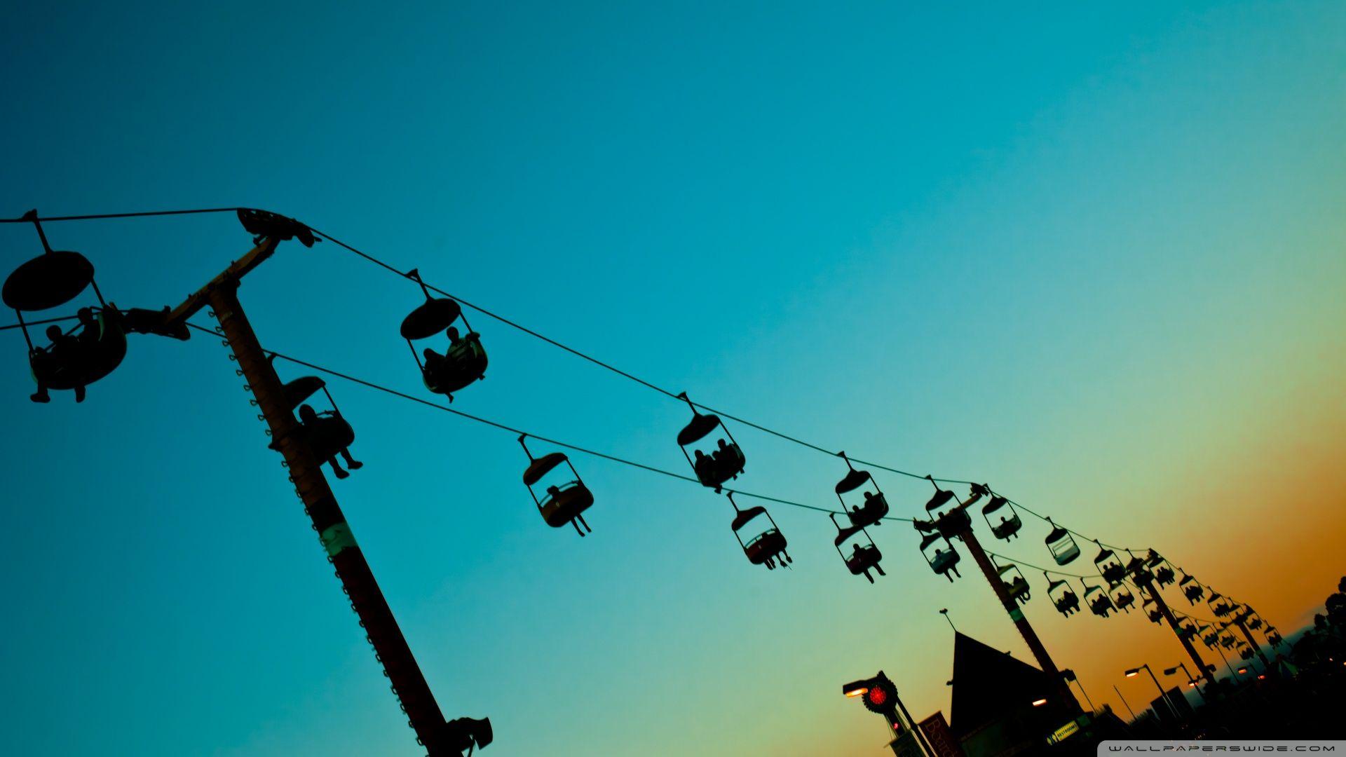 1920x1080 Download Santa Cruz Boardwalk Sky Ride Wallpaper 1920x1080