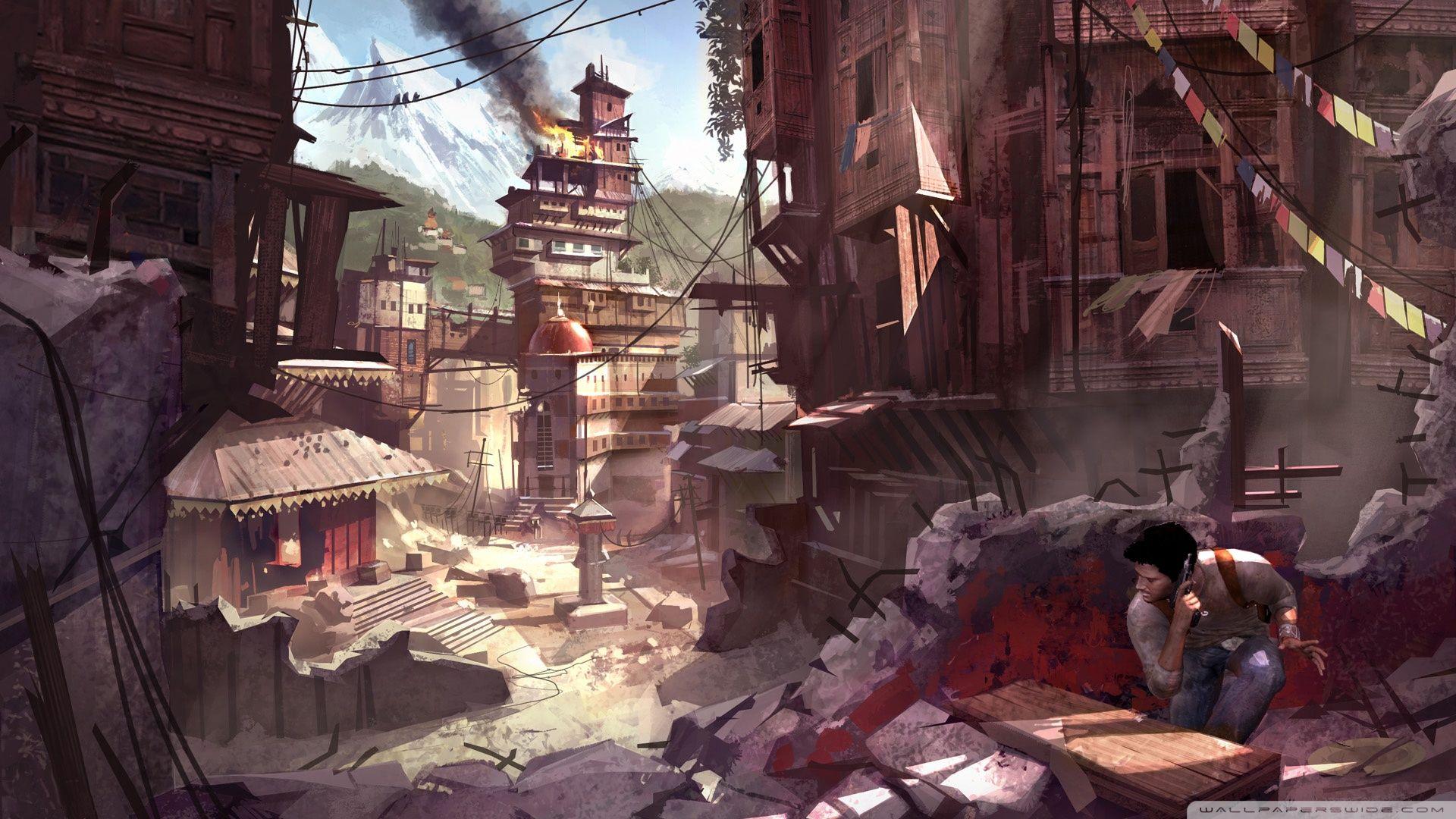 1920x1080 Uncharted 2 Among Thieves Game Ultra HD Desktop Background