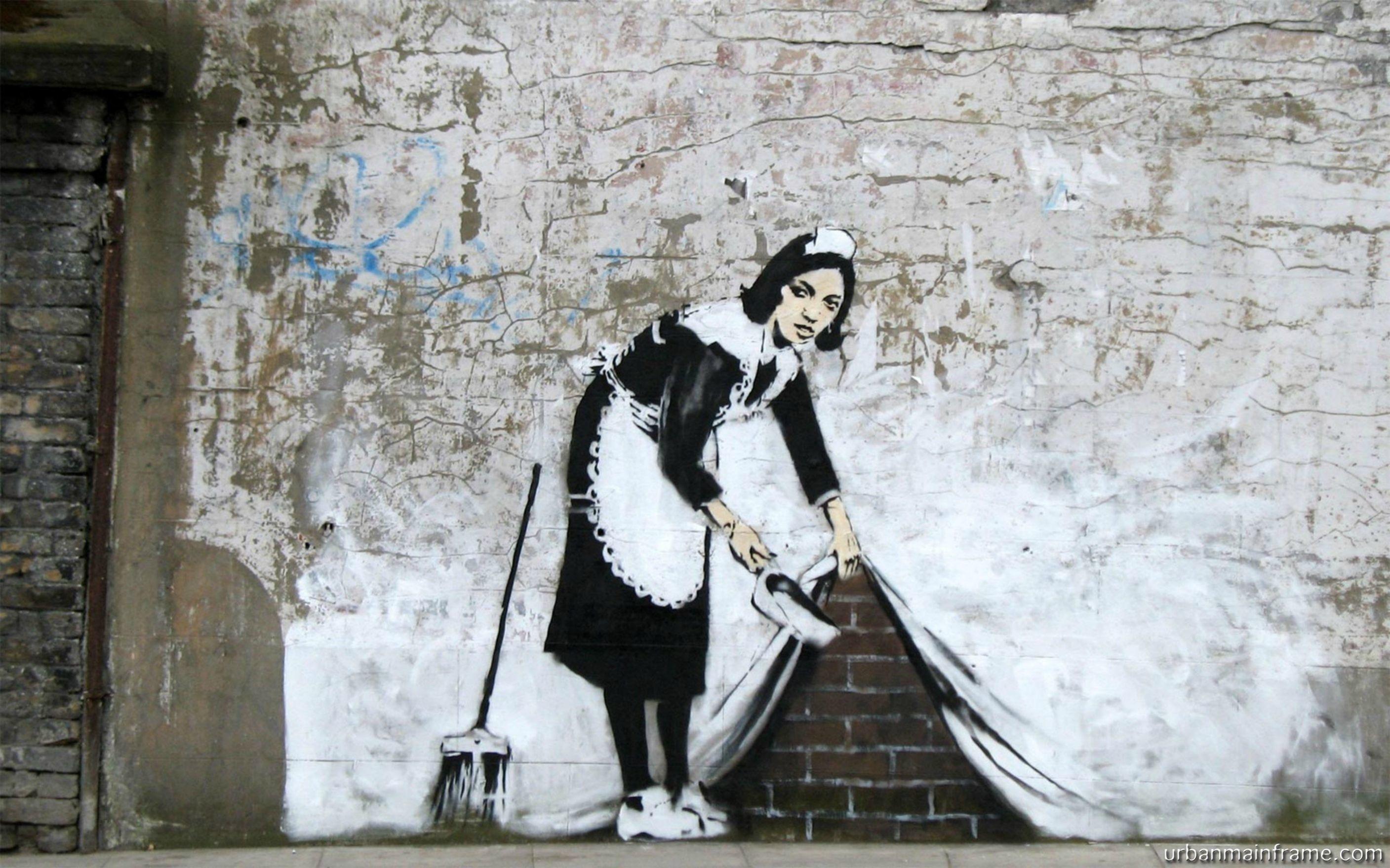 2815x1759 Banksy Desktop Wallpaper