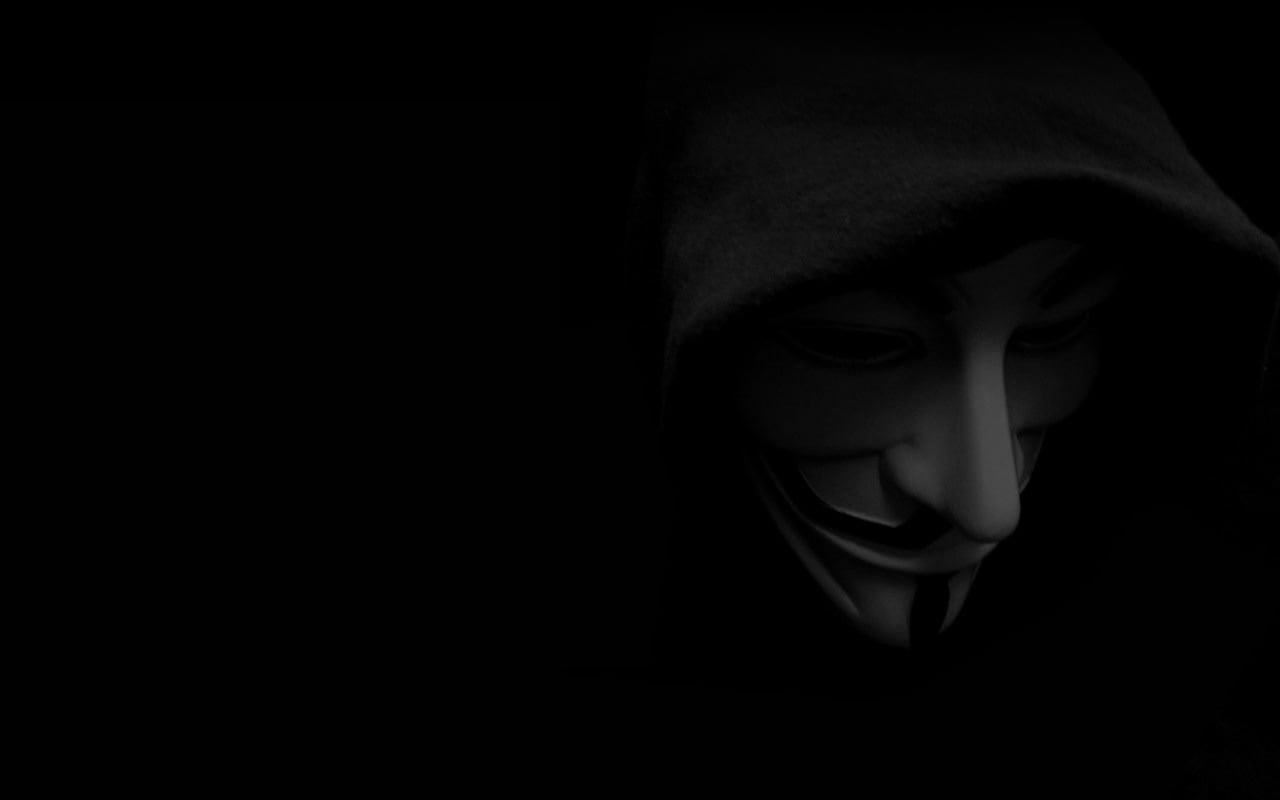 1280x800 Guy Fawkes mask HD wallpaper free download