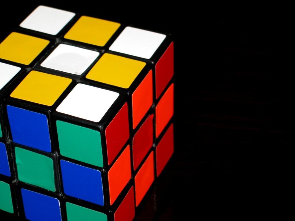 1024x768 Rubik's Cube wallpaper HD for desktop background