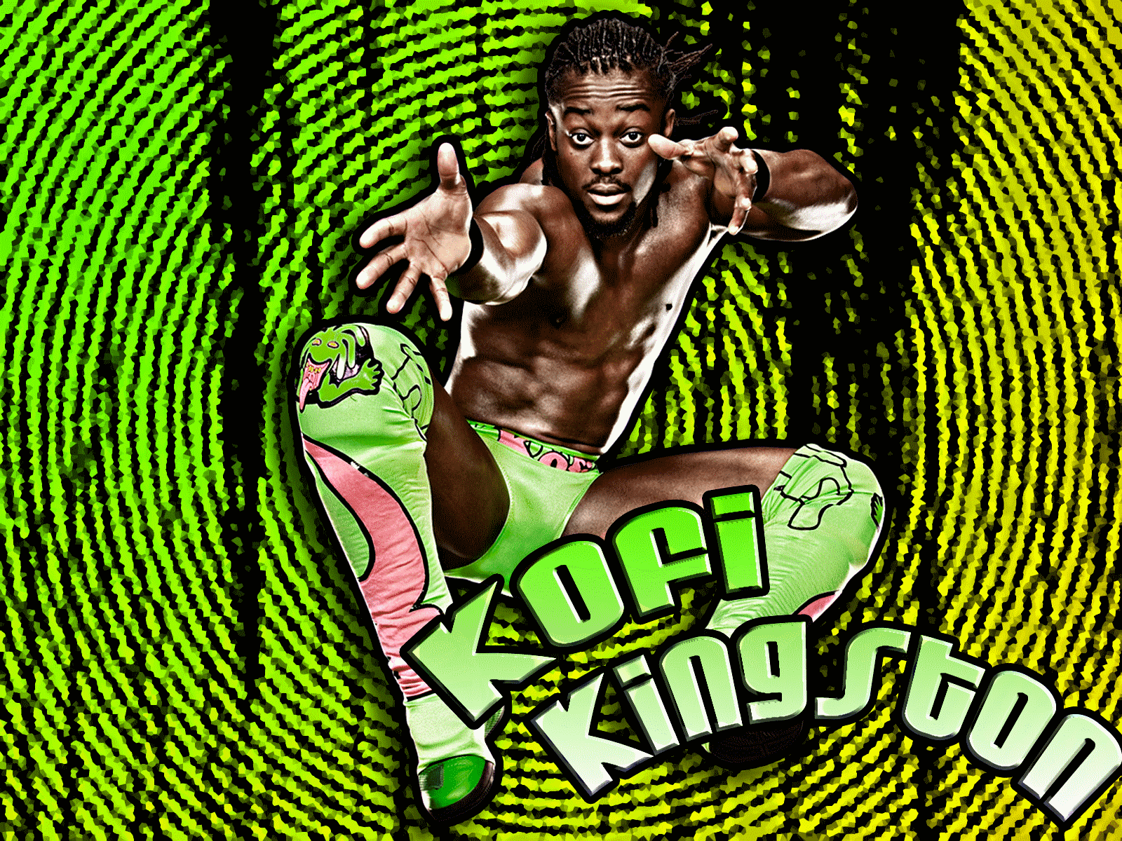 1600x1200 Wrestling Wallpaper: Kofi Kingston New HD Wallpaper