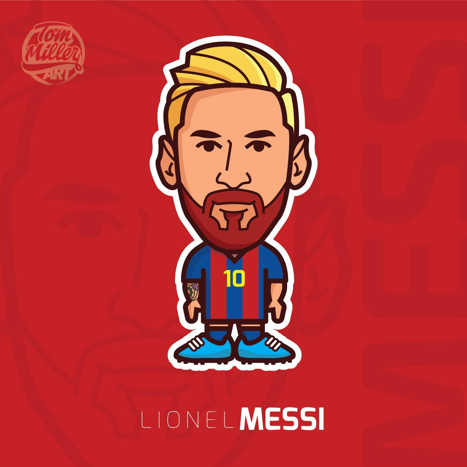 Messi Cartoon Wallpapers - Top Free Messi Cartoon Backgrounds -  WallpaperAccess