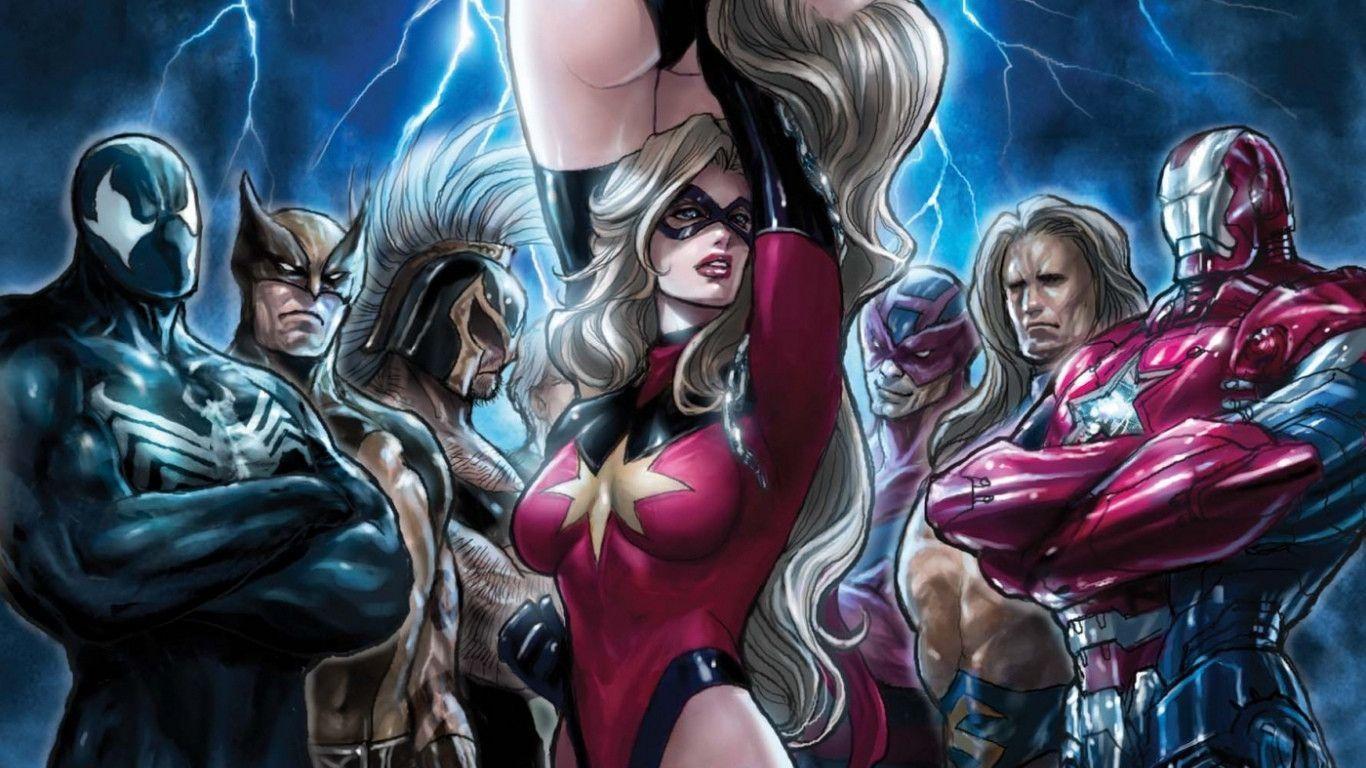 1366x768 Ms Marvel Wallpaper Marvel Comic Hot