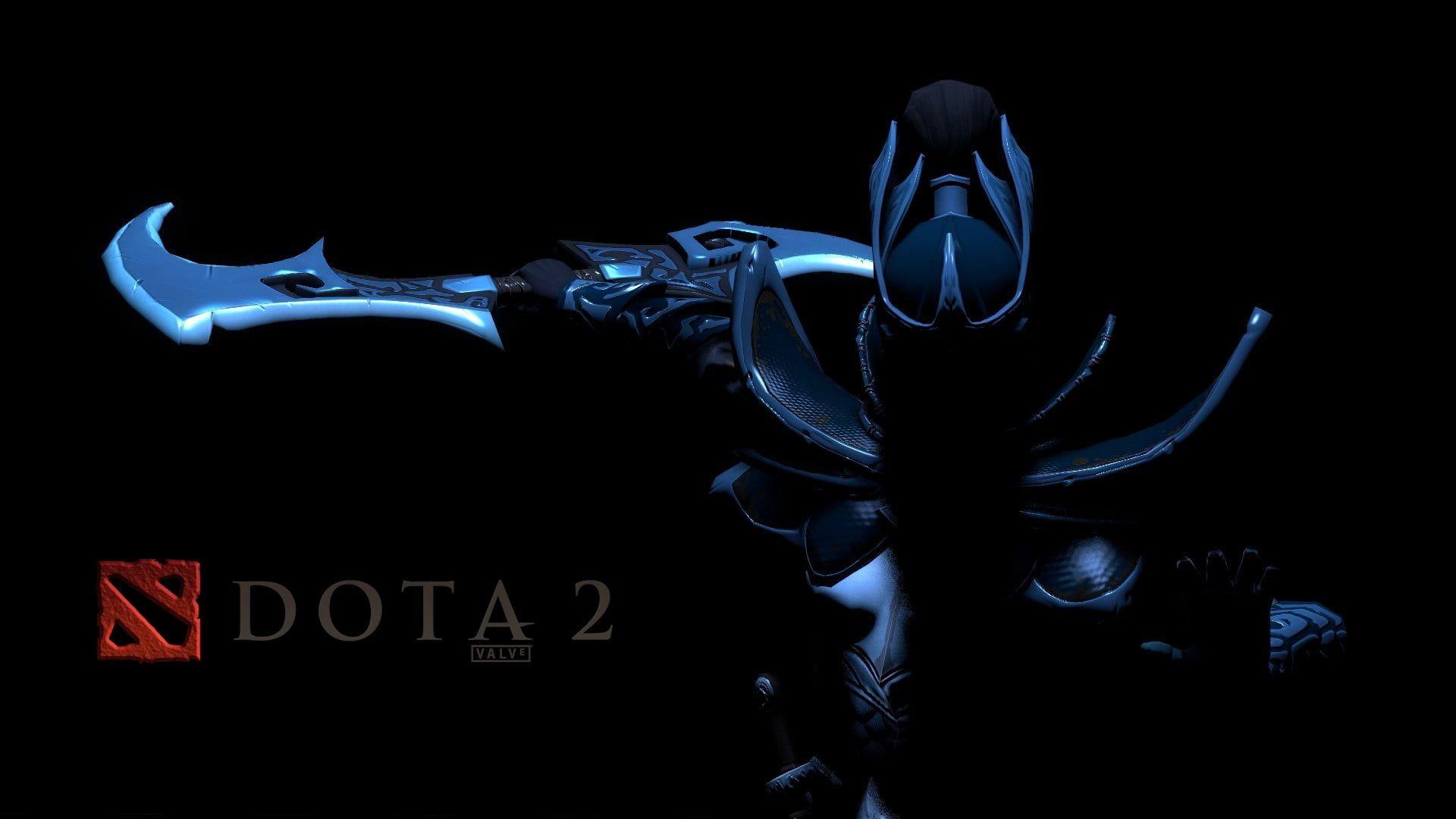 1920x1080 Dota 2 wallpaper, girl, darkness, fear, blade, hero, dark, dota