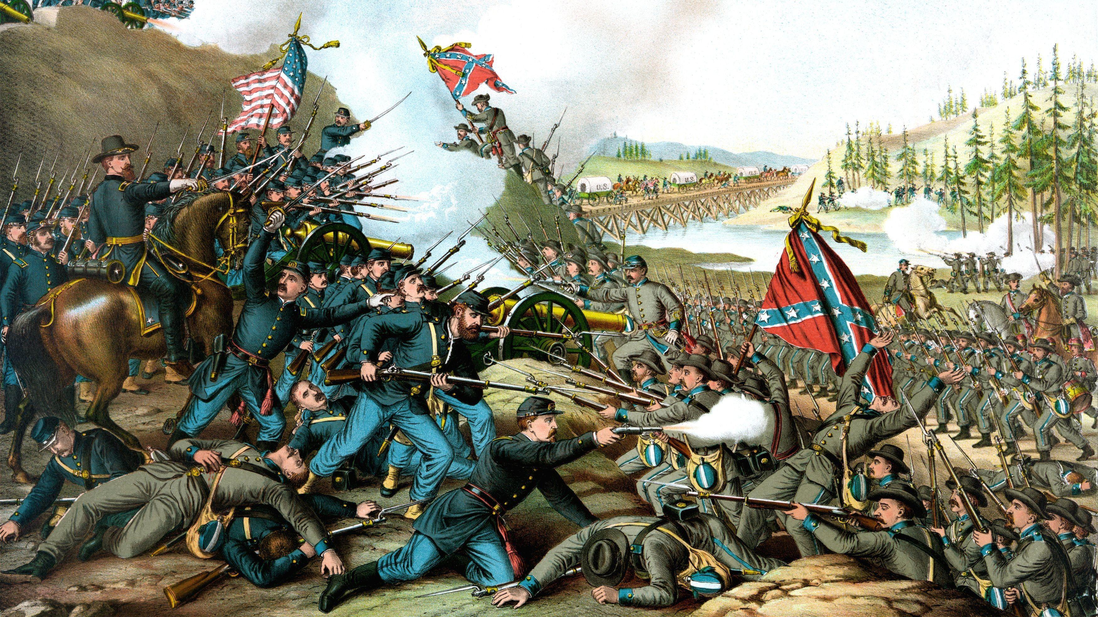 3500x1968 American Civil War Wallpaper
