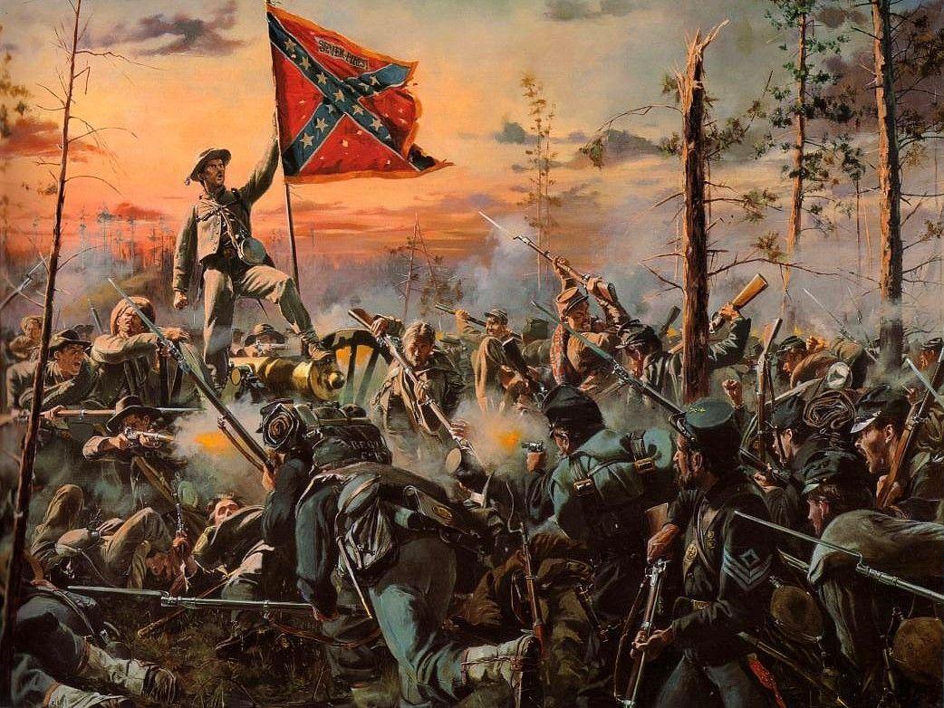 1042x782 American Civil War Wallpaper