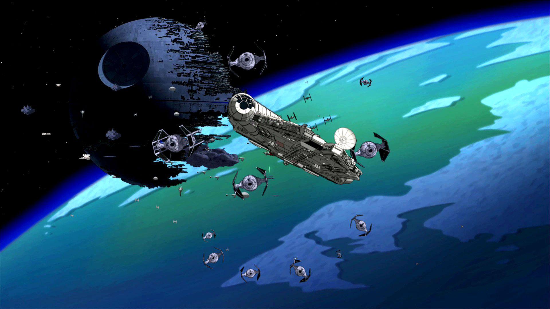 1920x1080 family, Guy, Star, Wars, Sci fi, Spaceship Wallpaper HD / Desktop and Mobile Background
