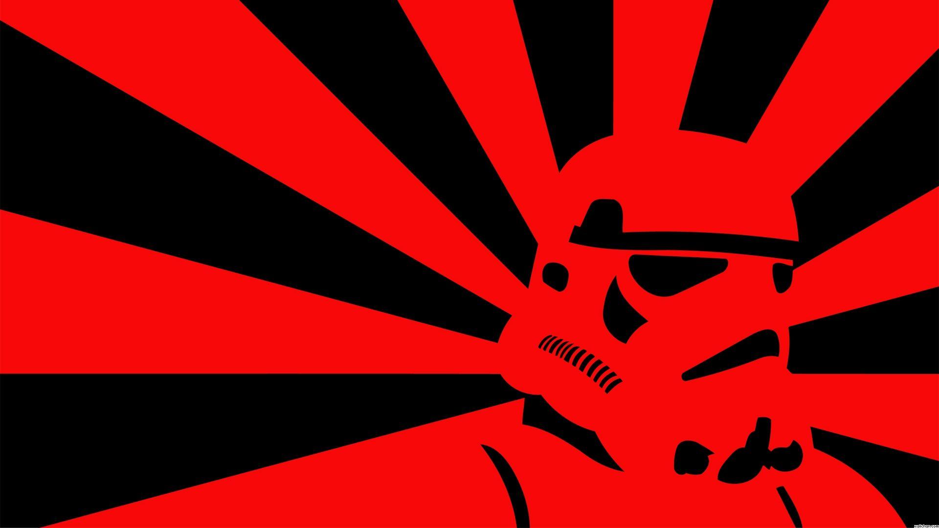 1920x1080 Red HD Wallpaper And Black Stormtrooper Wallpaper & Background Download