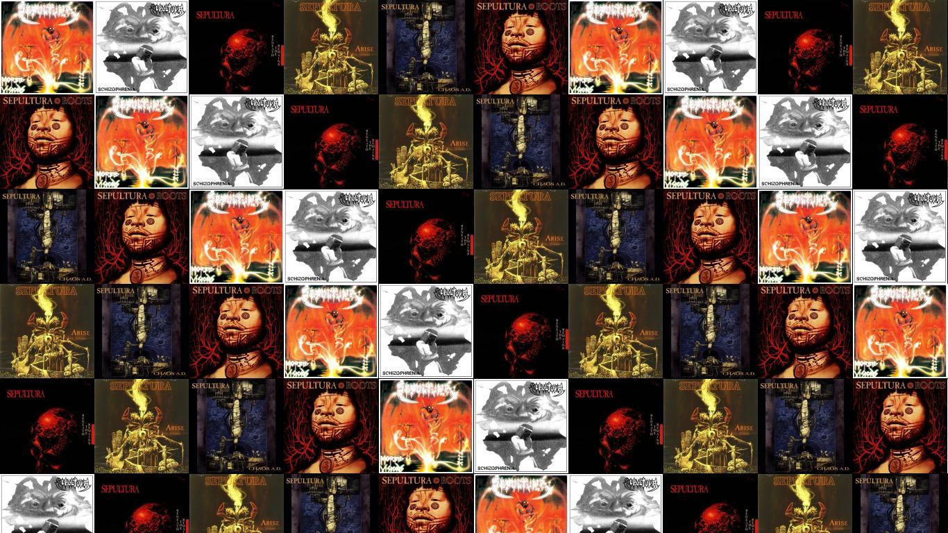1366x768 Sepultura Morbid Visions Schizophrenia Beneath Remains Arise Chaos