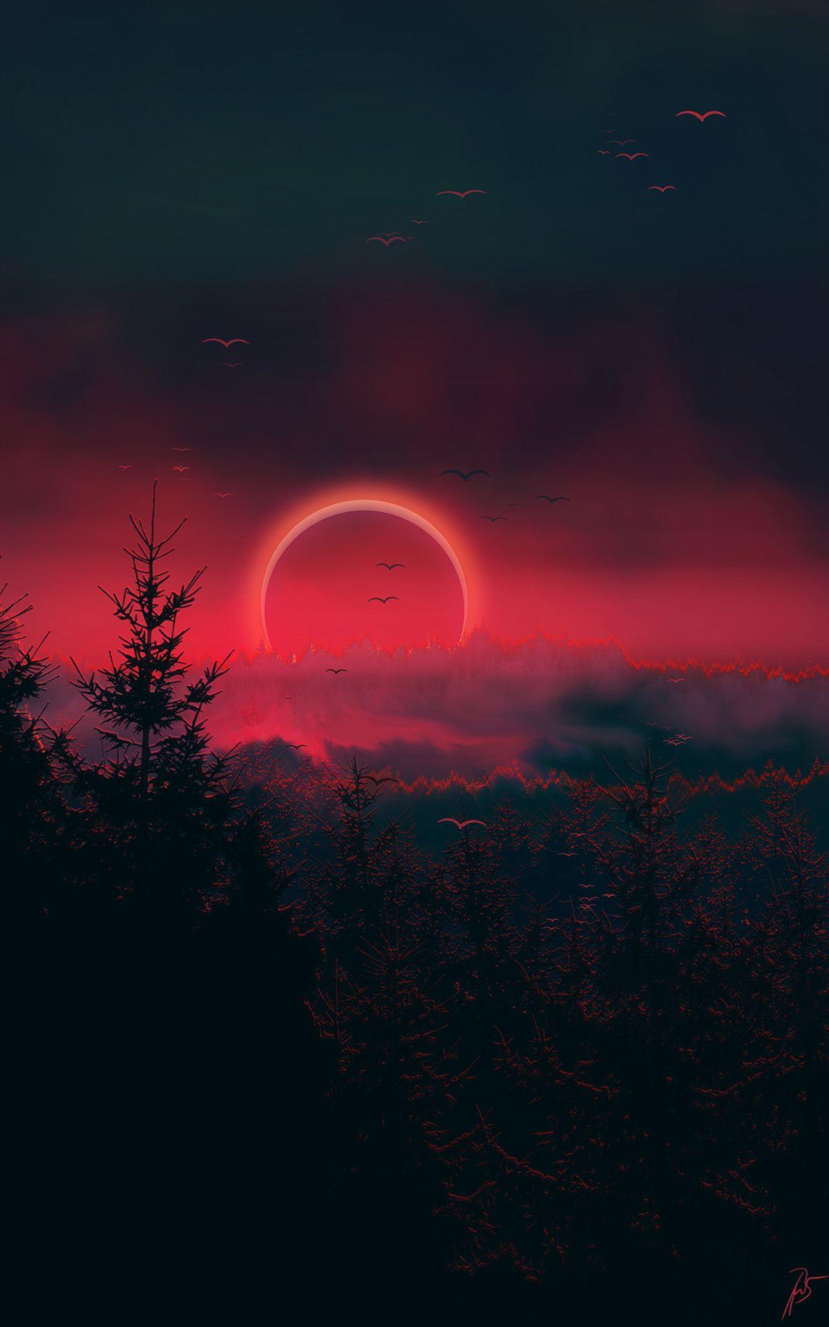 1200x1920 Magic Sunset iPhone Wallpaper