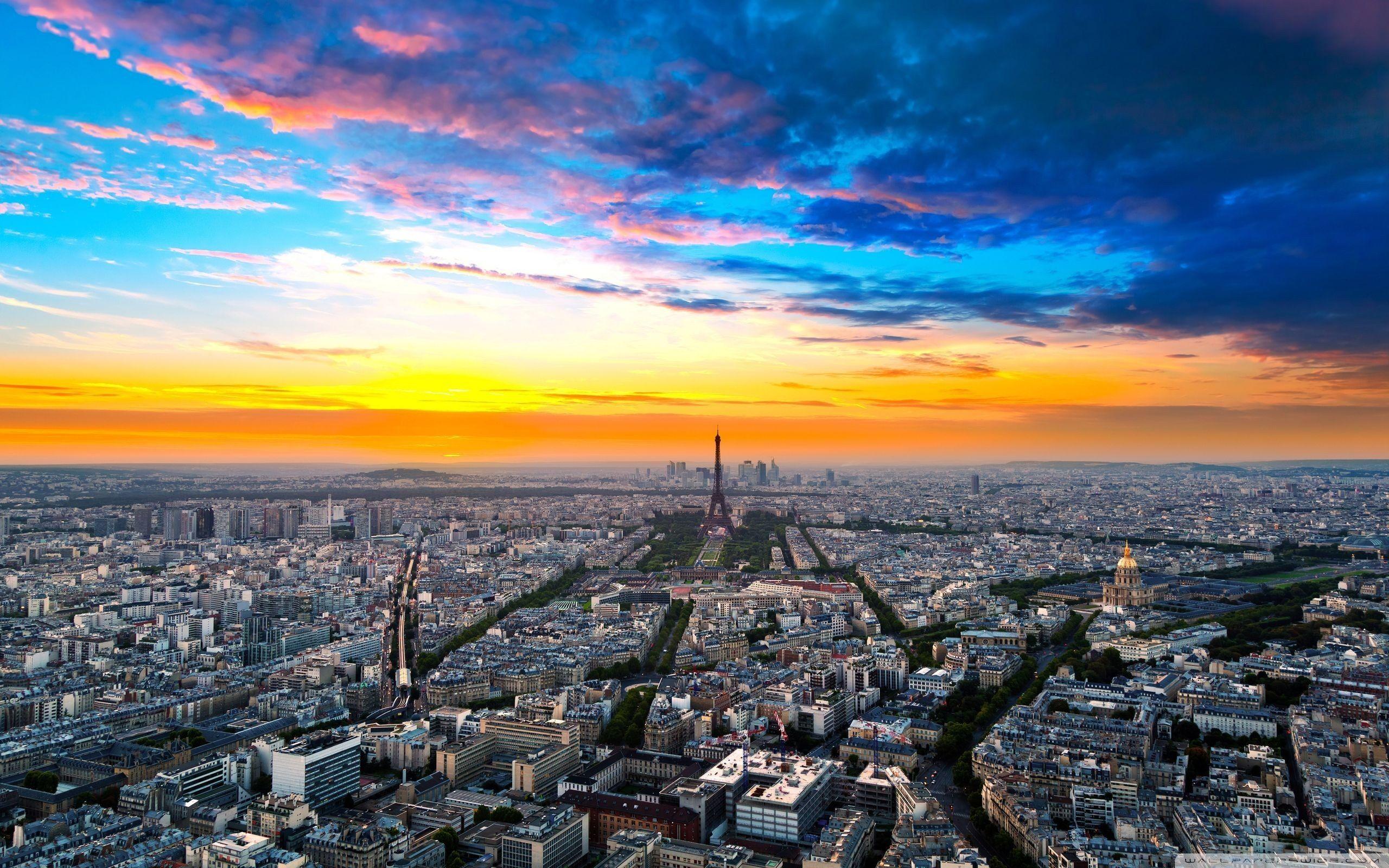 2560x1600 Paris Cityscape ❤ 4K HD Desktop Wallpaper for 4K Ultra HD TV • Dual