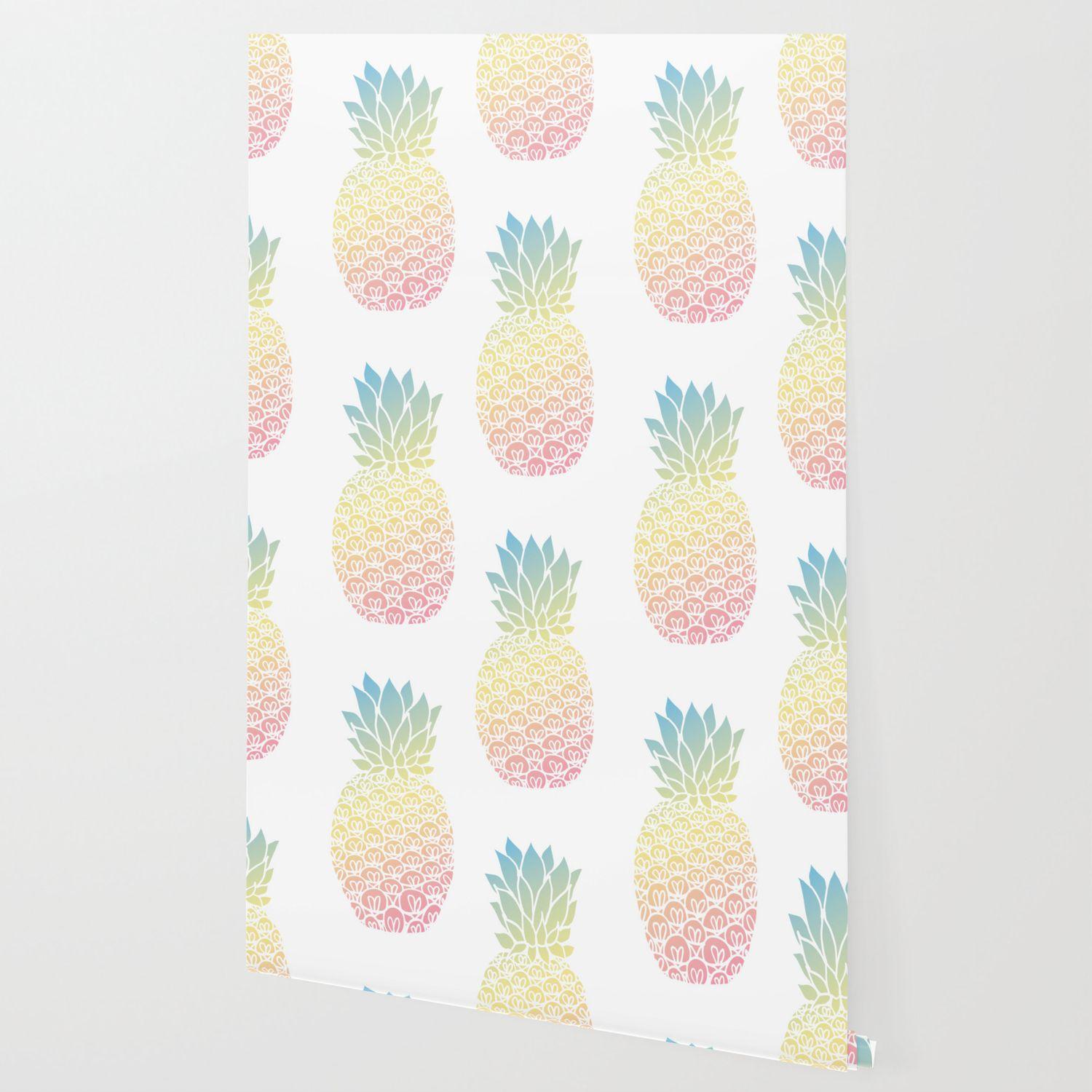 1500x1500 Pastel Pineapple Wallpaper