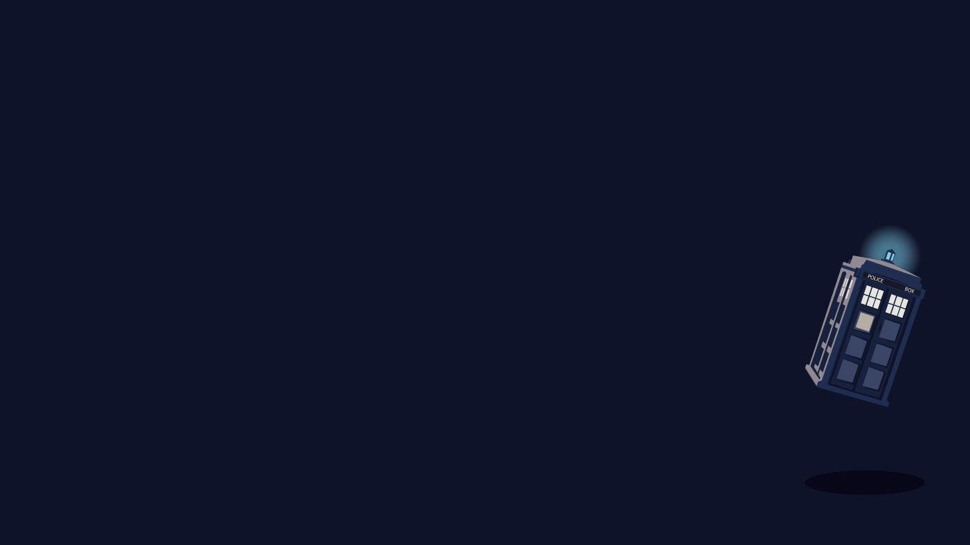 1366x768 Free download Dr Who Minimalist Wallpaper The wallpaper is