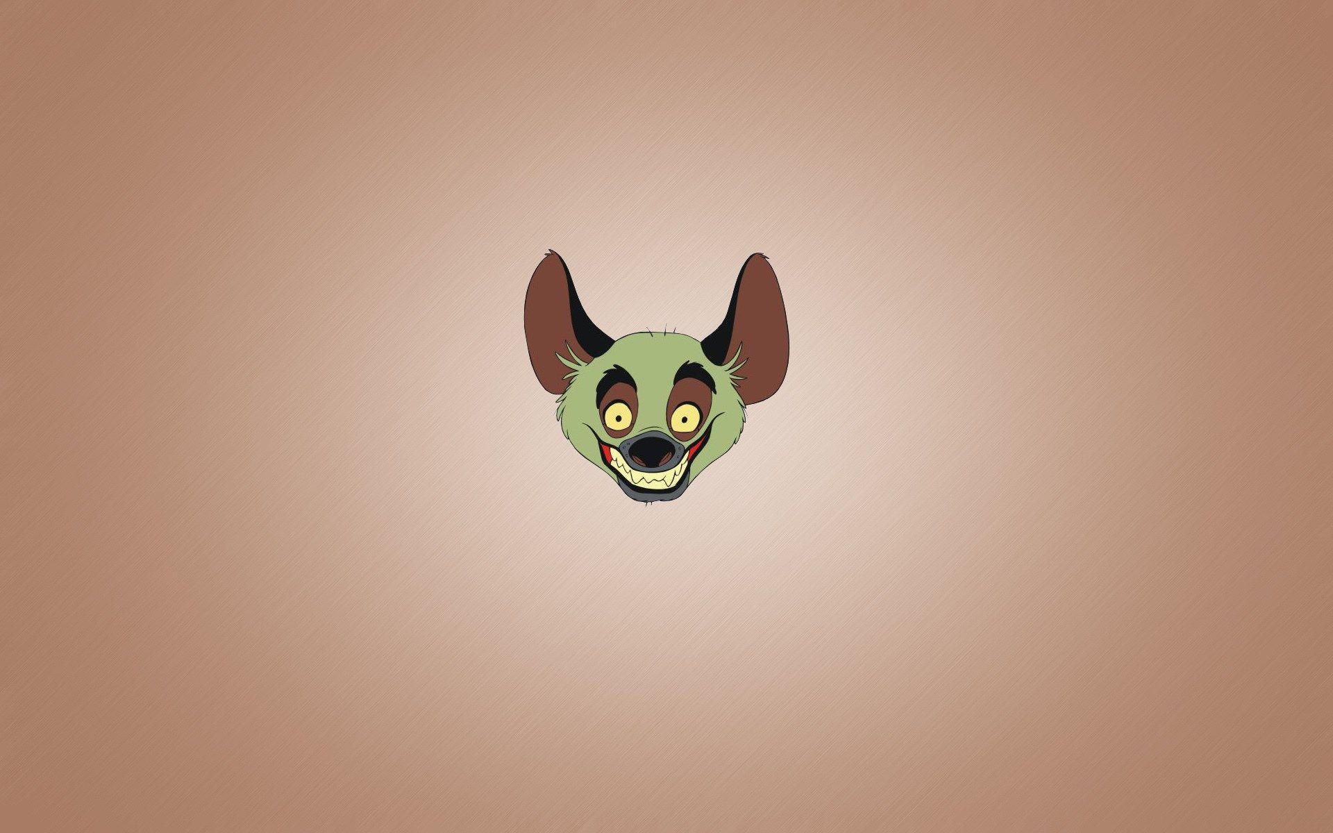 1920x1200 Hyena Smile Animal Minimalism Cartoon wallpaperx1200