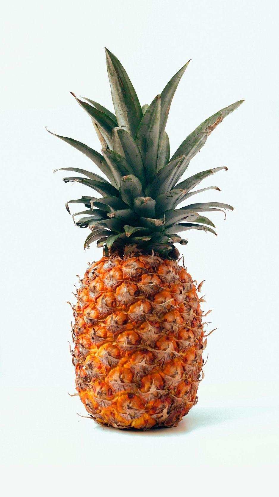 938x1668 Download wallpaper 938x1668 pineapple, fruit, tropical, minimalism