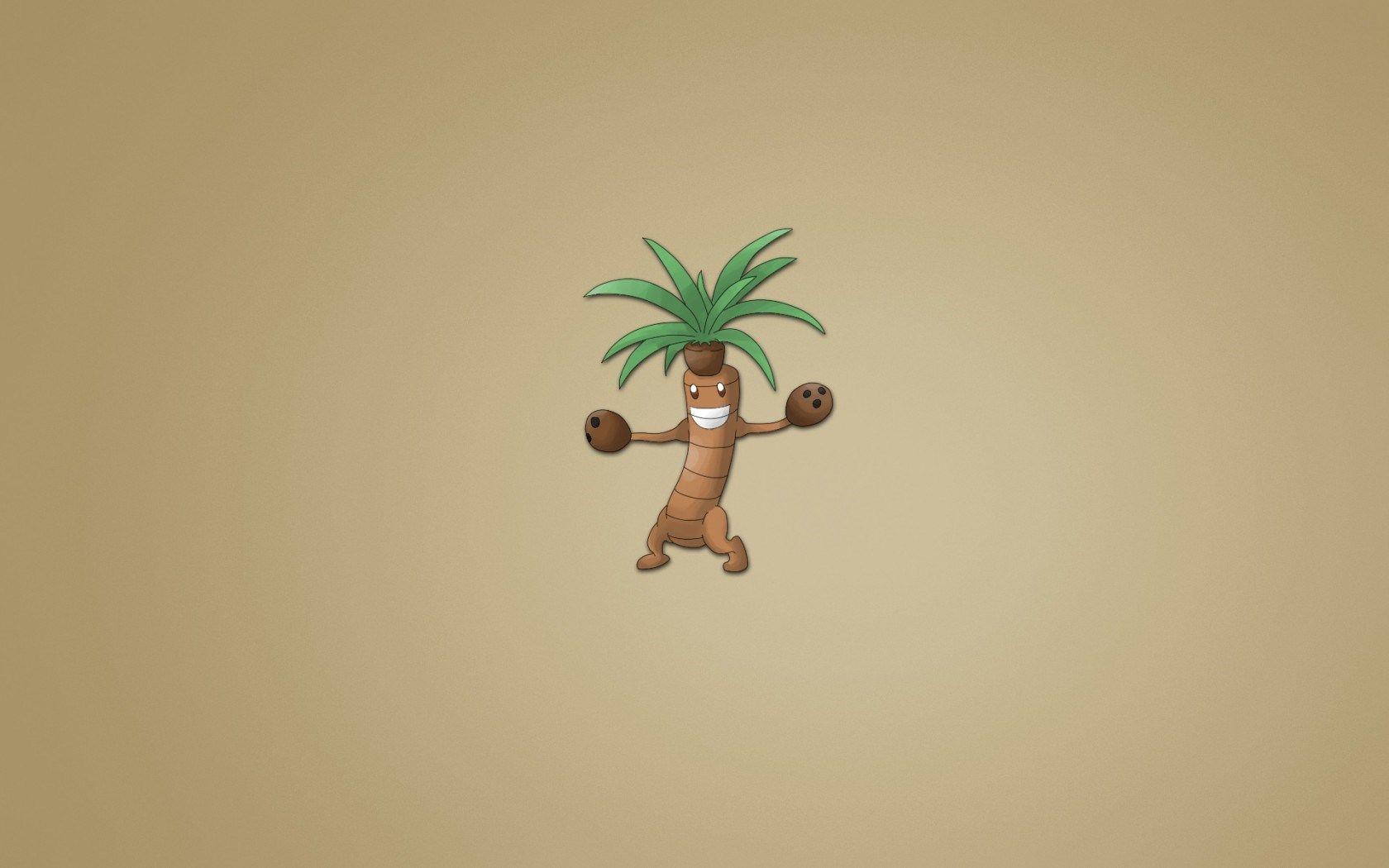1680x1050 Coconut Tree Smile Minimalism Art wallpaperx1050