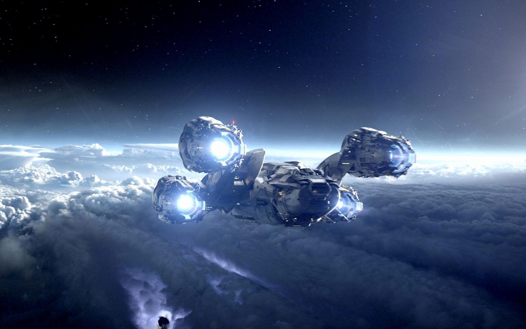 1680x1050 Spaceships Wallpaper Elegant Prometheus Movie Spaceship Space