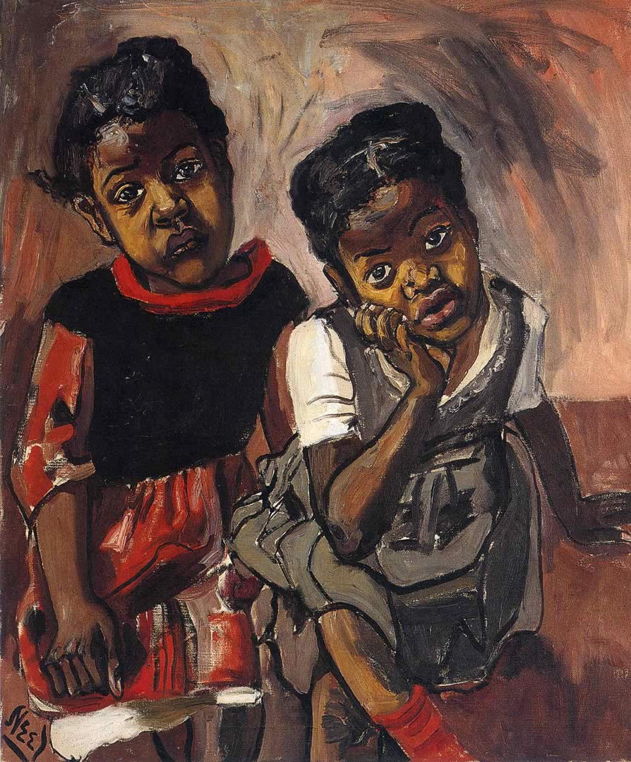 894x1080 Two Girls Spanish Harlem Neel Wallpaper Image