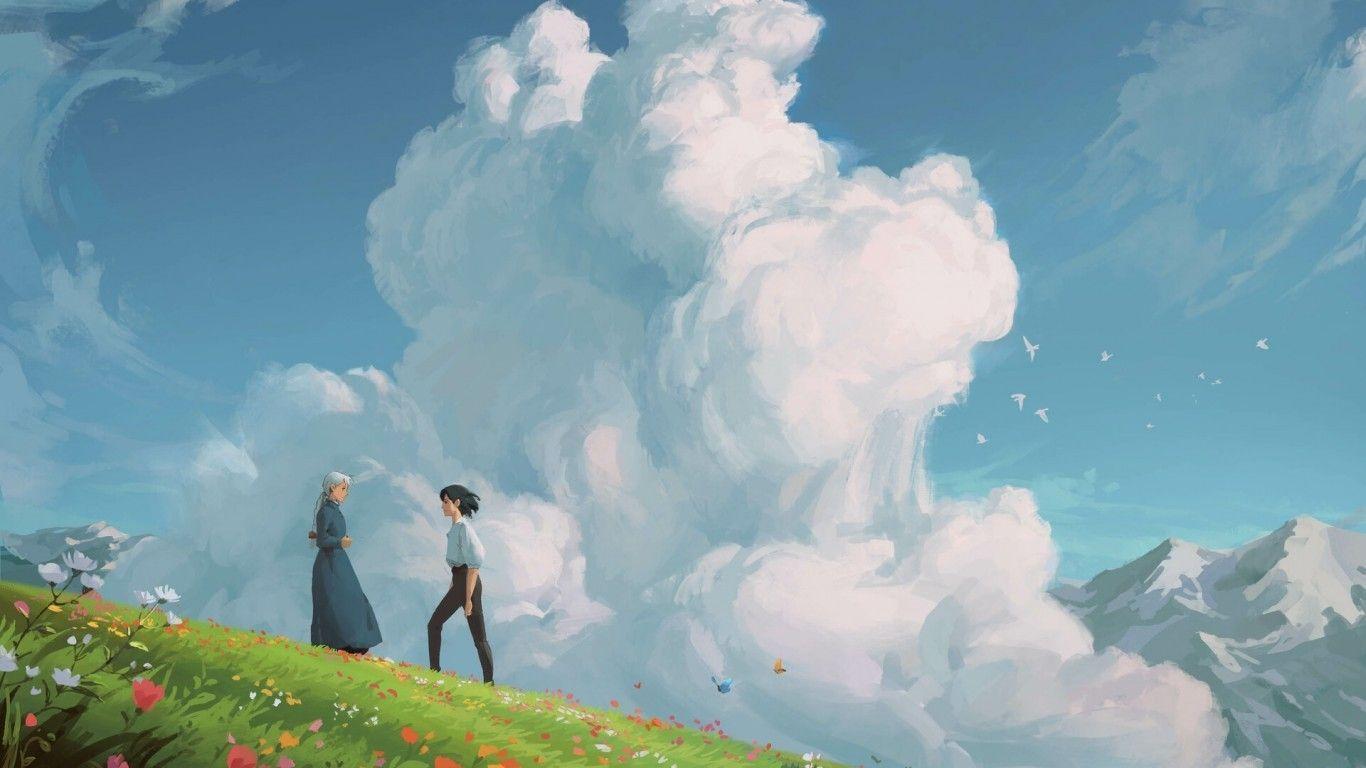 Howl Moving Castle Wallpapers Top Free Howl Moving Castle Backgrounds Wallpaperaccess 2817