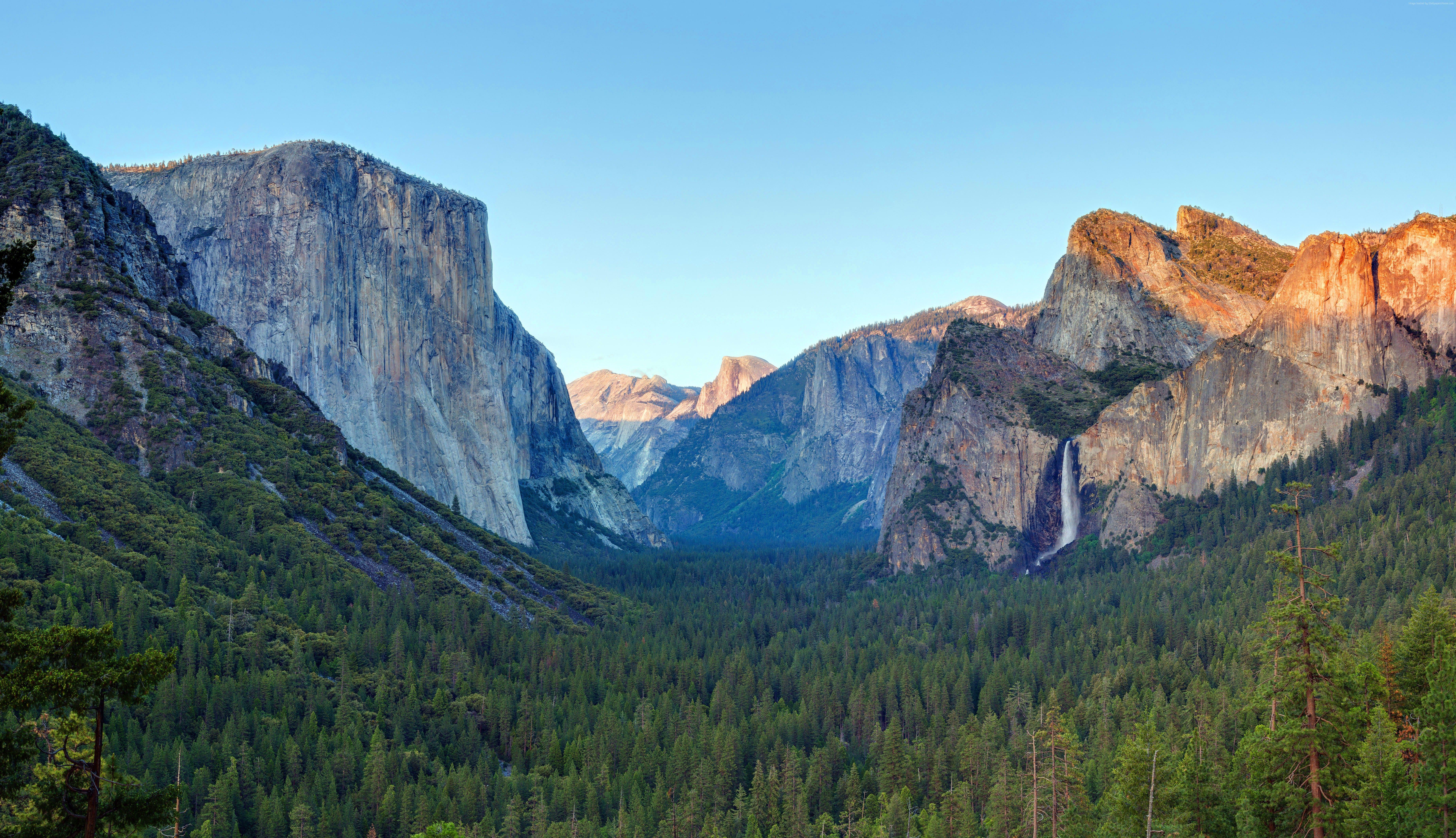 7368x4239 Hình nền Yosemite, 5k, Hình nền 4k, rừng, OSX, táo, Núi
