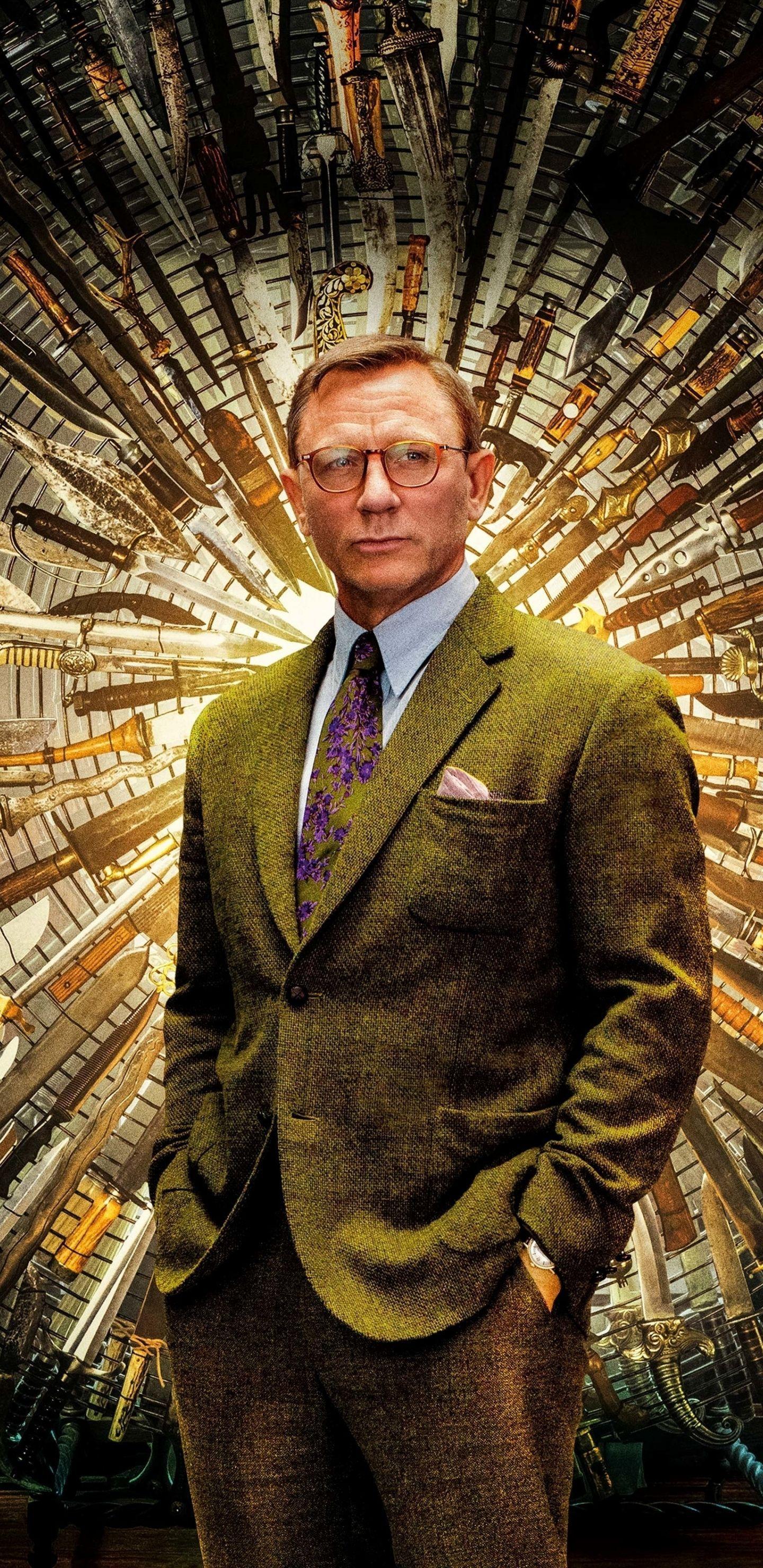 1440x2960 Daniel Craig, 2019 movie, Knives Out wallpaper. Daniel