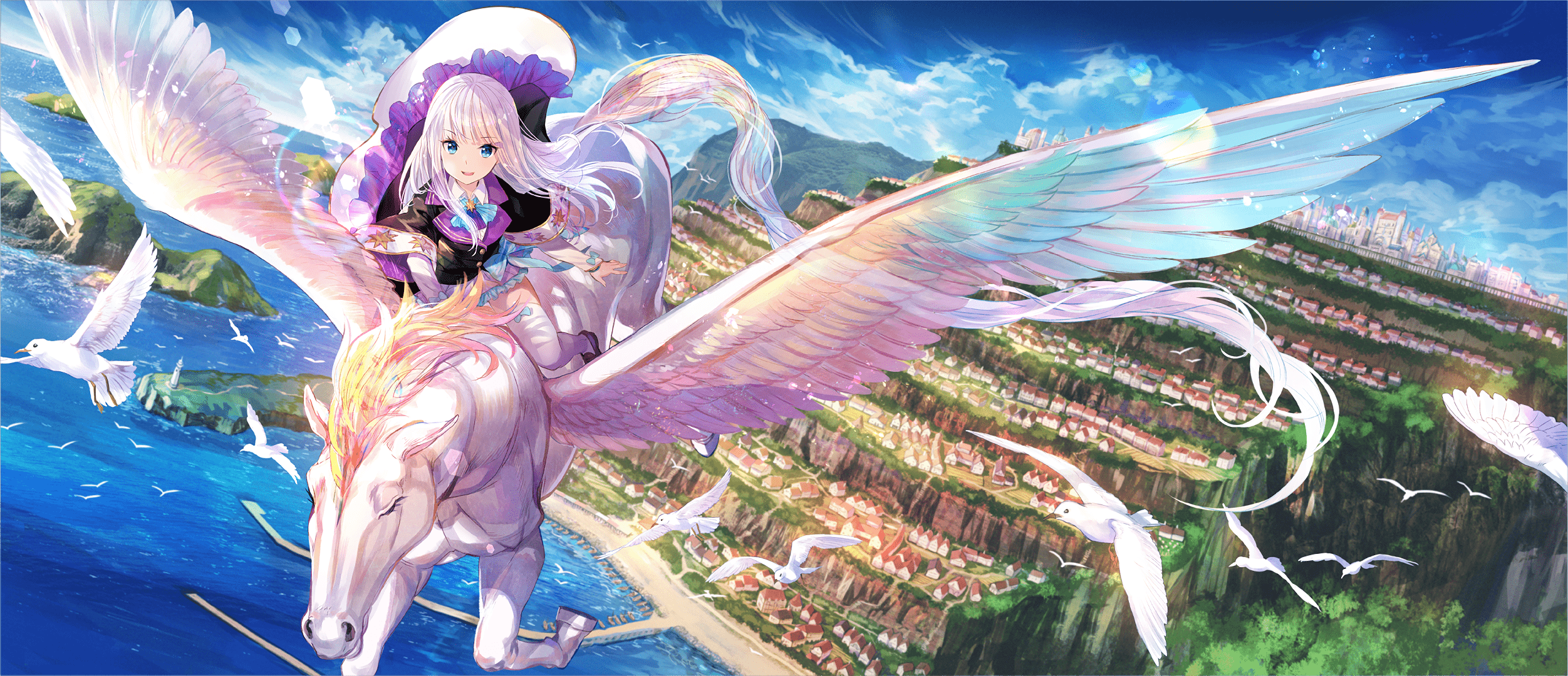 2503x1080 Kenja No Mago Wallpaper