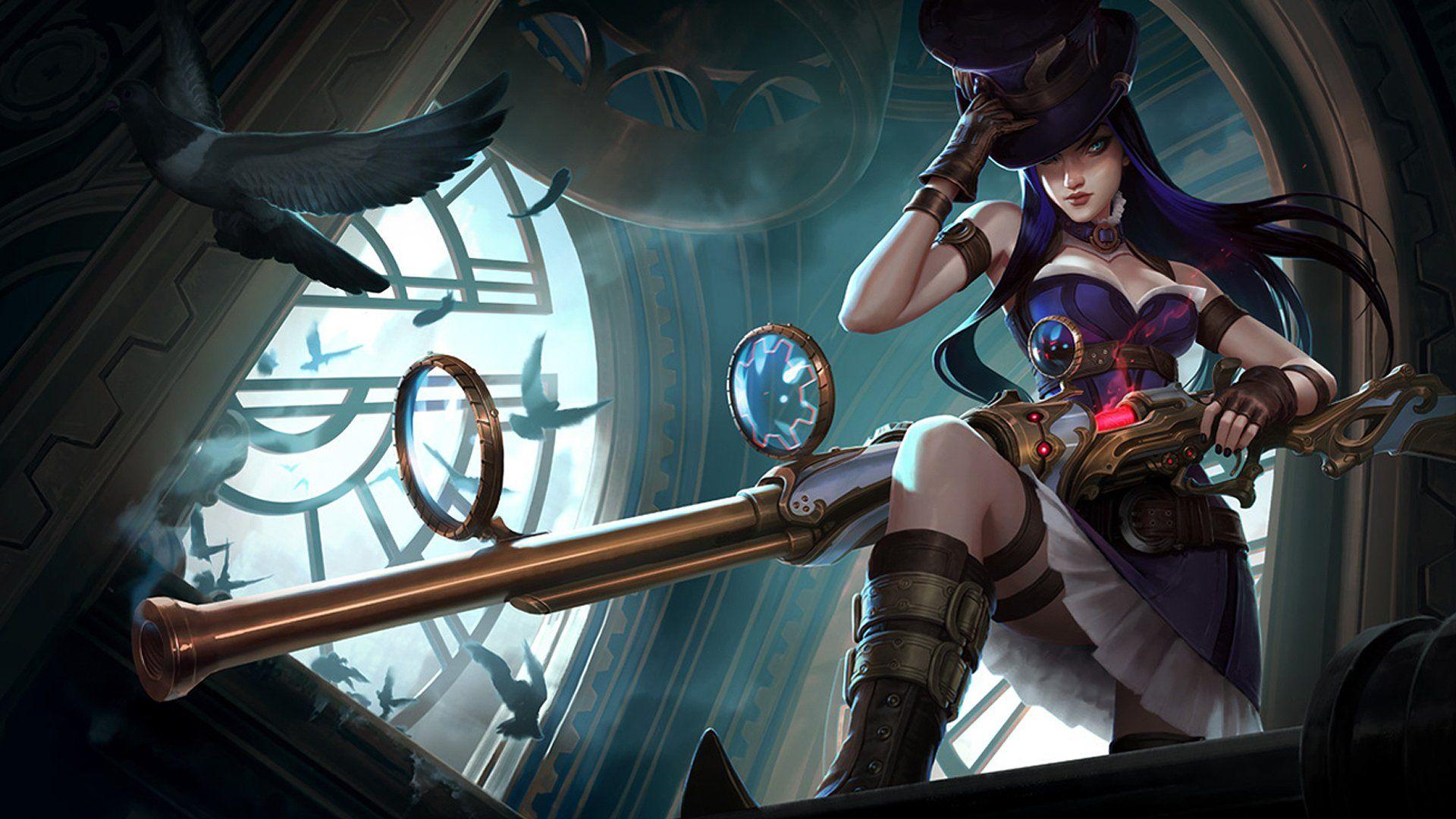1920x1080 Caitlyn (League Of Legends) HD Wallpaper