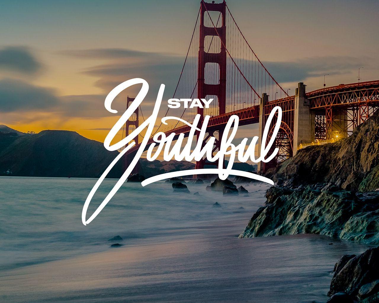 1280x1024 Download wallpaper 1280x1024 youth, words, motivation, nature