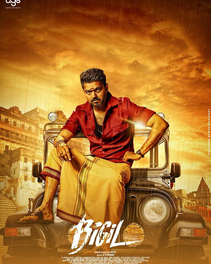 900x1125 Bigil Thalapathy Vijay HD Wallpaper Background Image Download