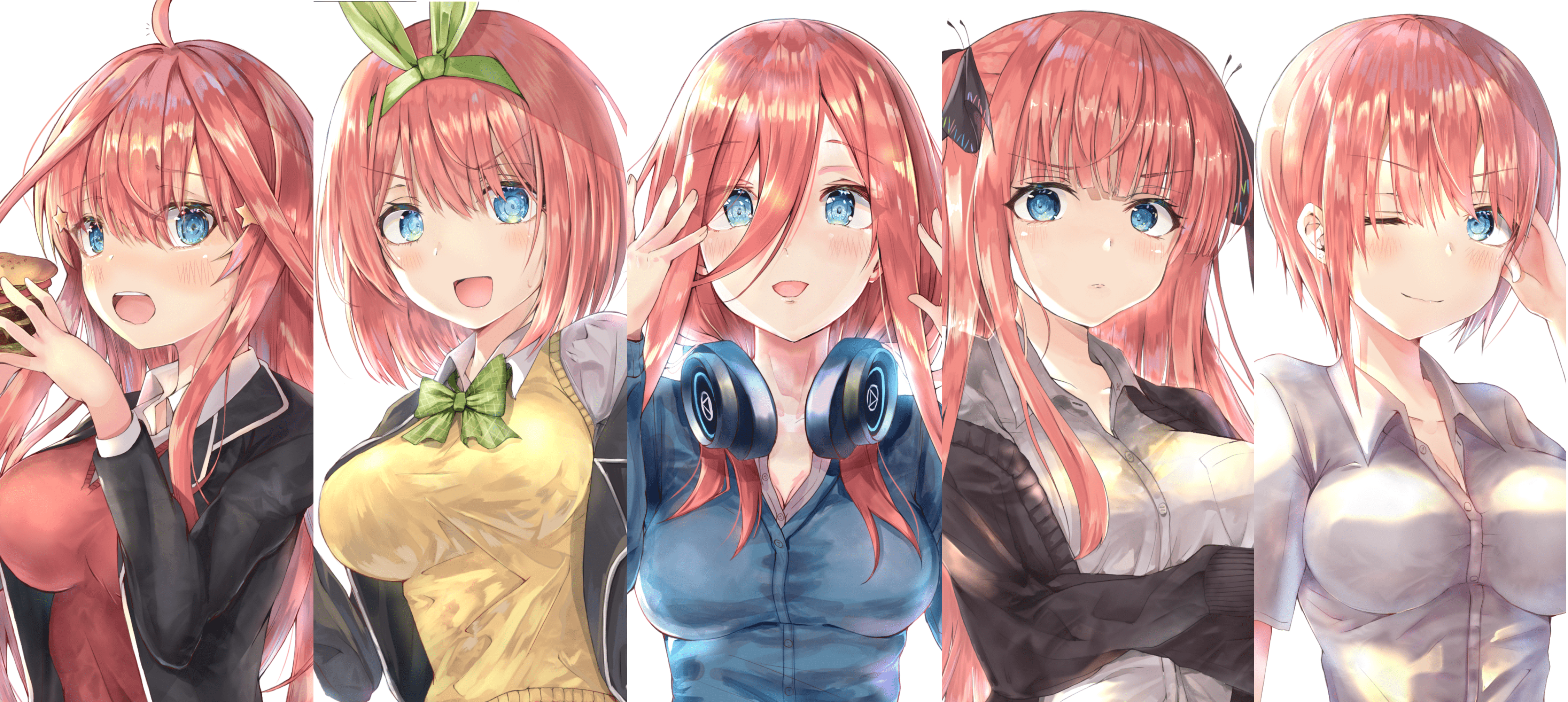 4502x2016 The Quintessential Quintuplets Sisters HD Wallpaperx2016