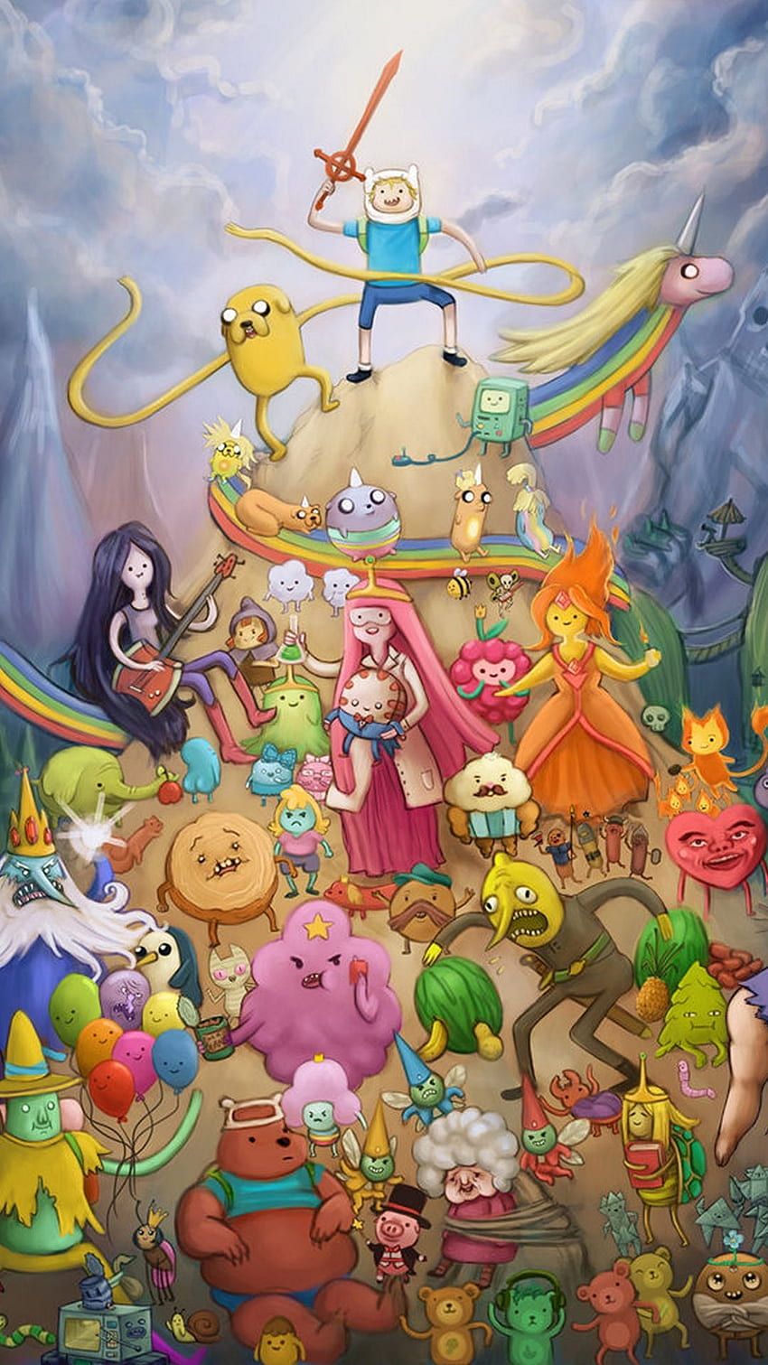 850x1511 Adventure Time Wall Paper, Aesthetic Adventure Time HD phone wallpaper