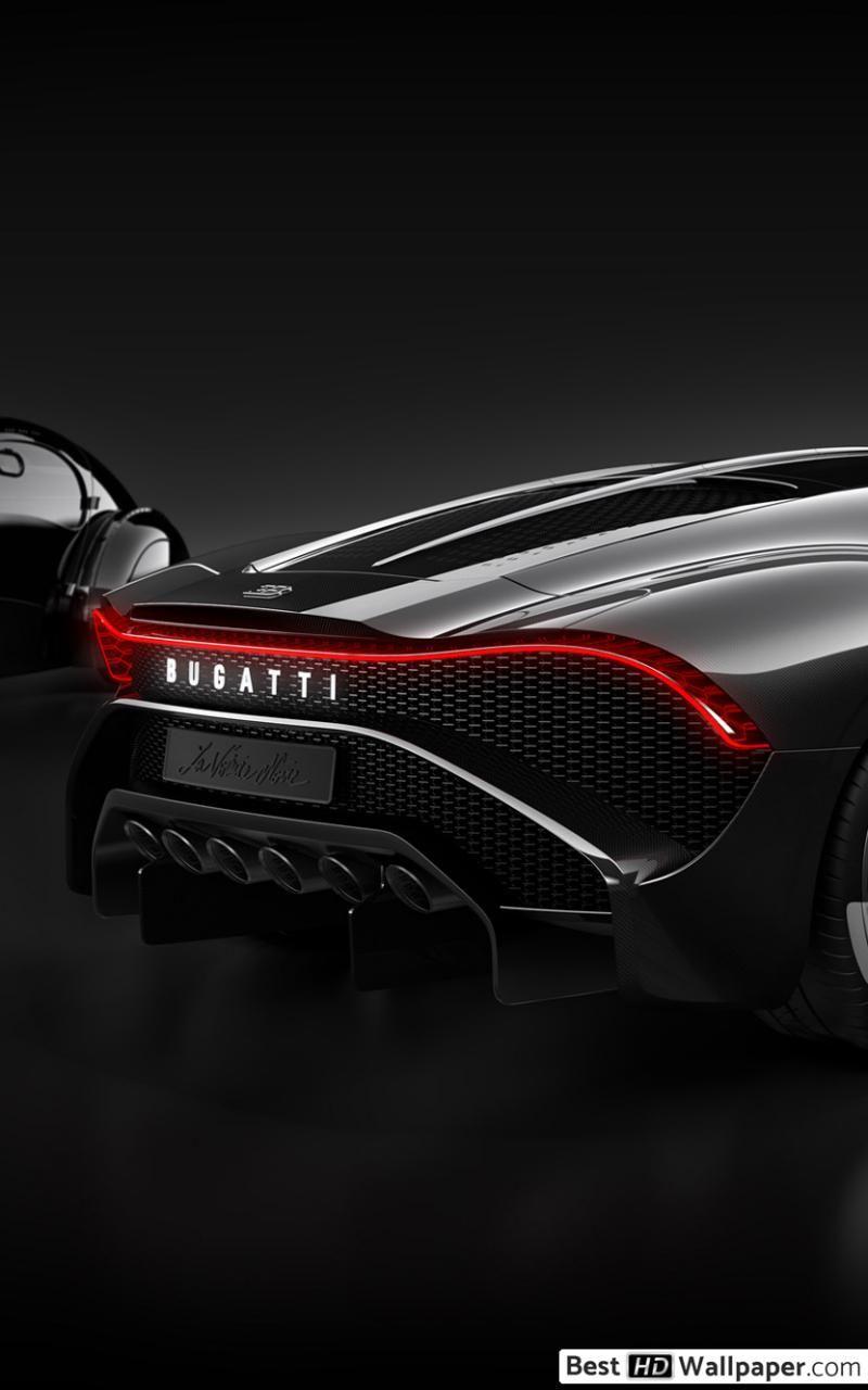 800x1280 Old Bugatti and new La Voiture Noire HD wallpaper download