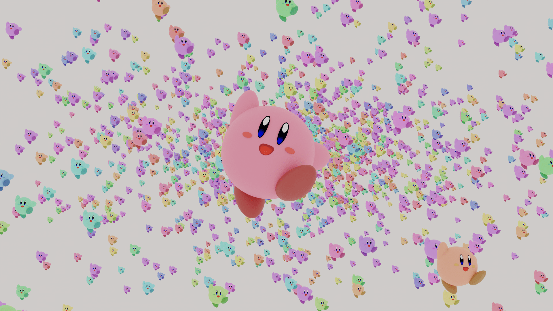 1920x1080 Kirbsplosion! (4K Wallpaper)