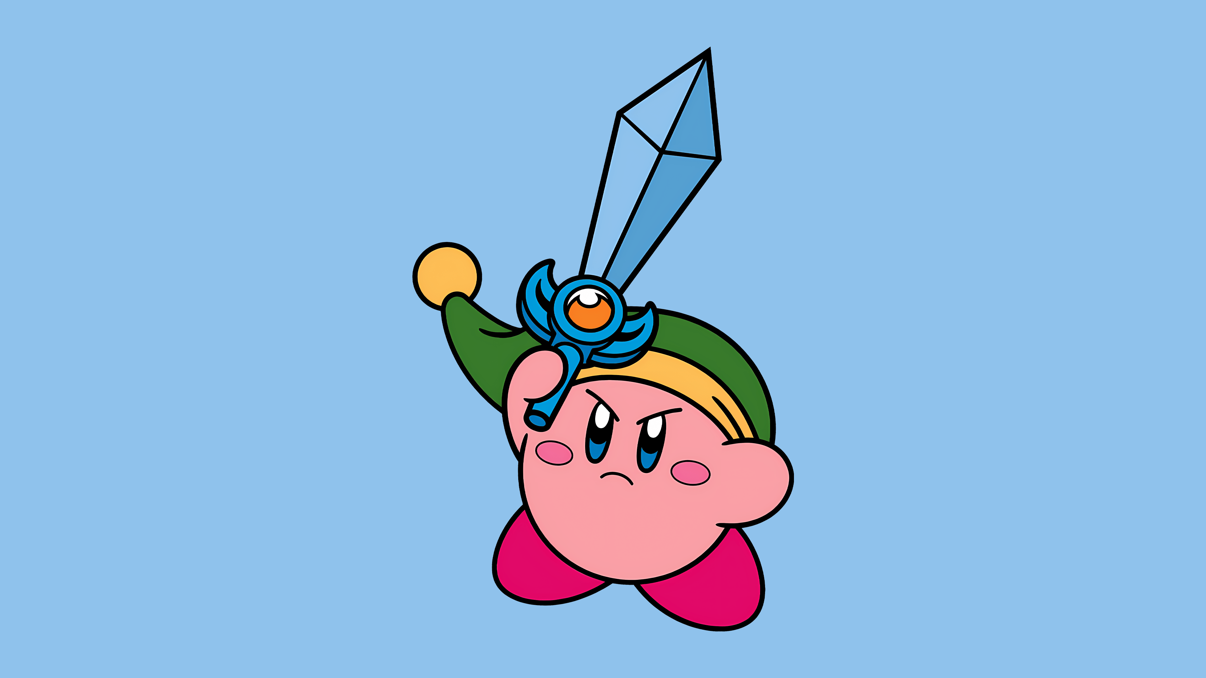 3840x2160 Kirby Ultra HD: Heroic Sword Quest Wallpaper