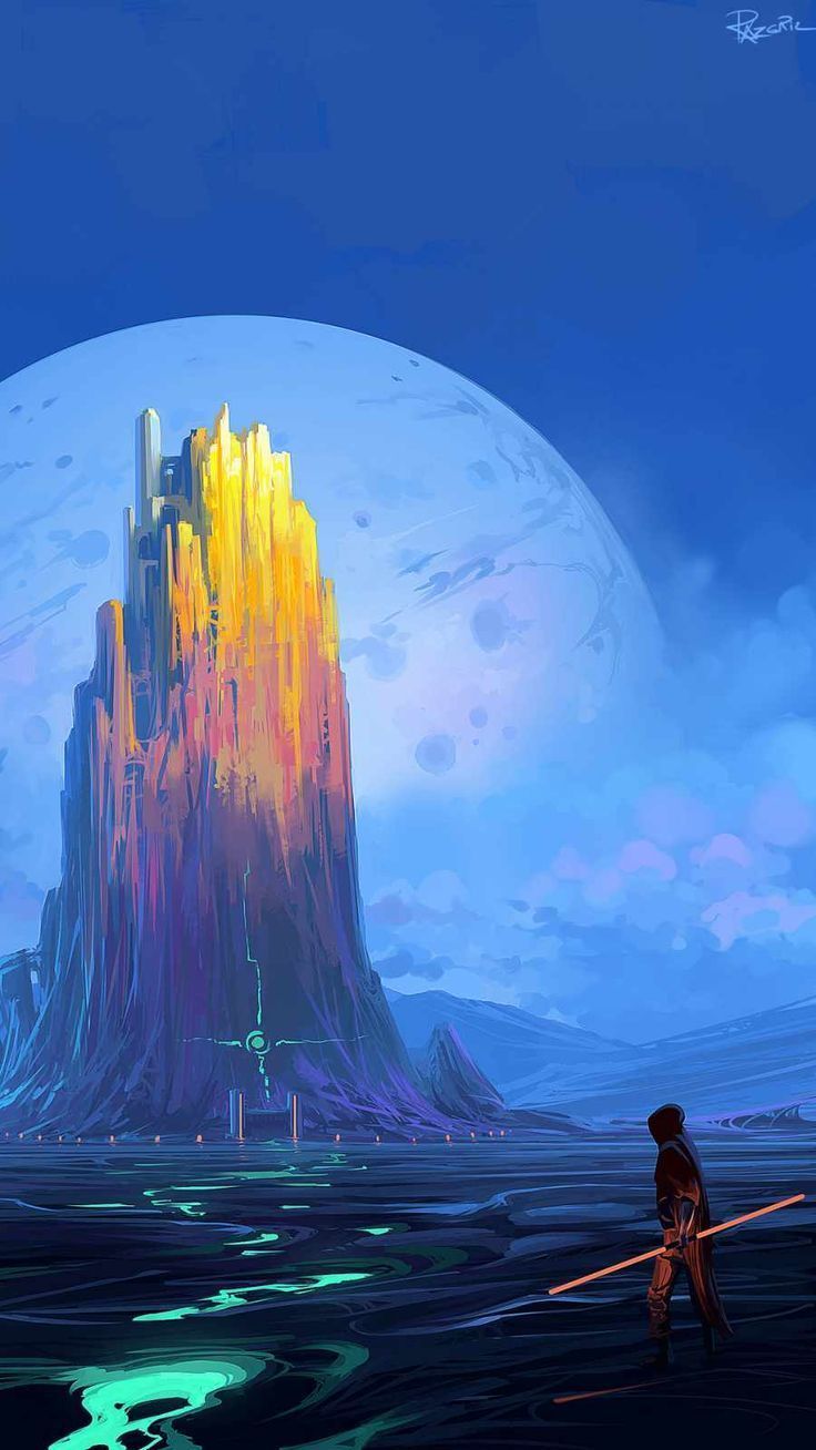 736x1308 Dusk Scifi Digital Art iPhone Wallpaper HD
