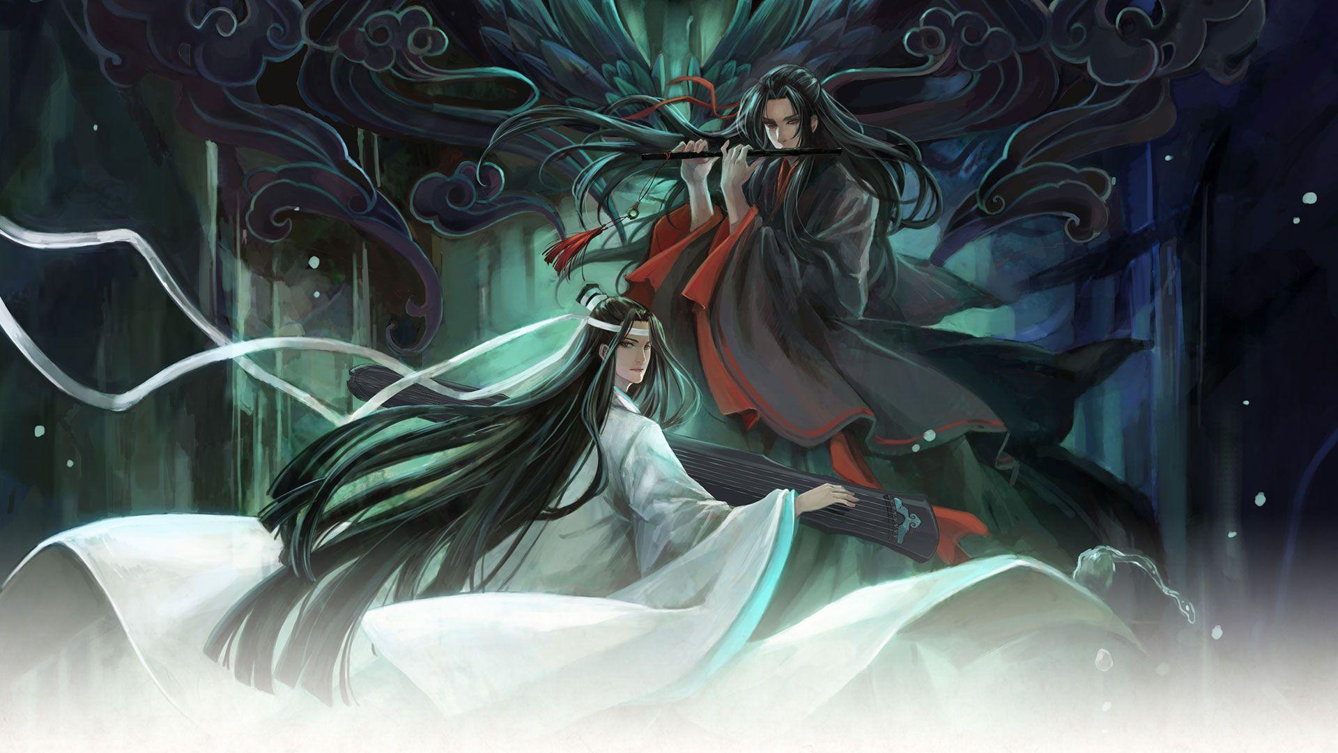 The Grandmaster of Demonic Cultivation Wei Wuxian and Lan Wangji violate  nighttime curfew Preceding cutscene of episode 5  Anime Anime Global