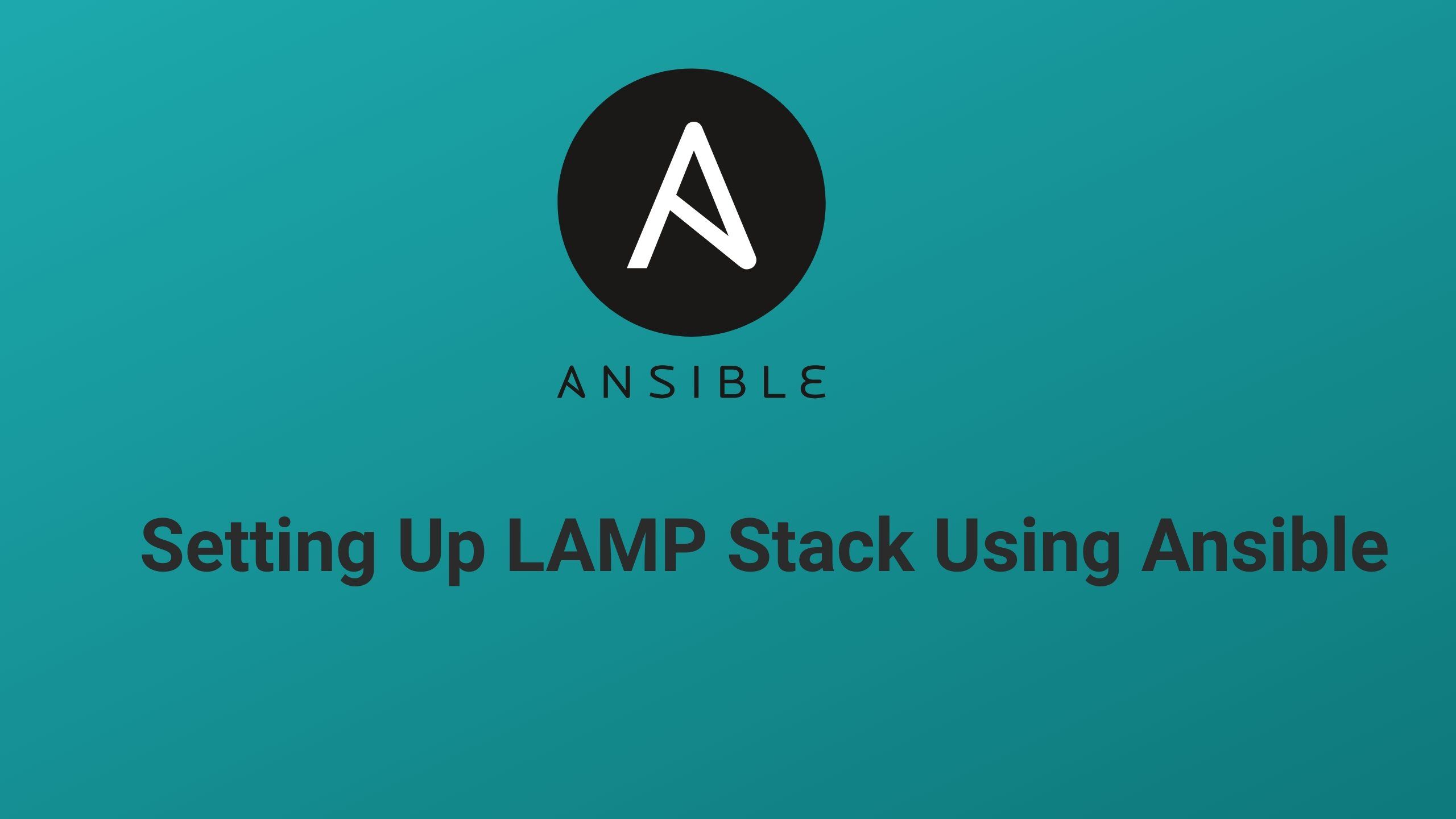 2560x1440 Automated LAMP Setup Using Ansible