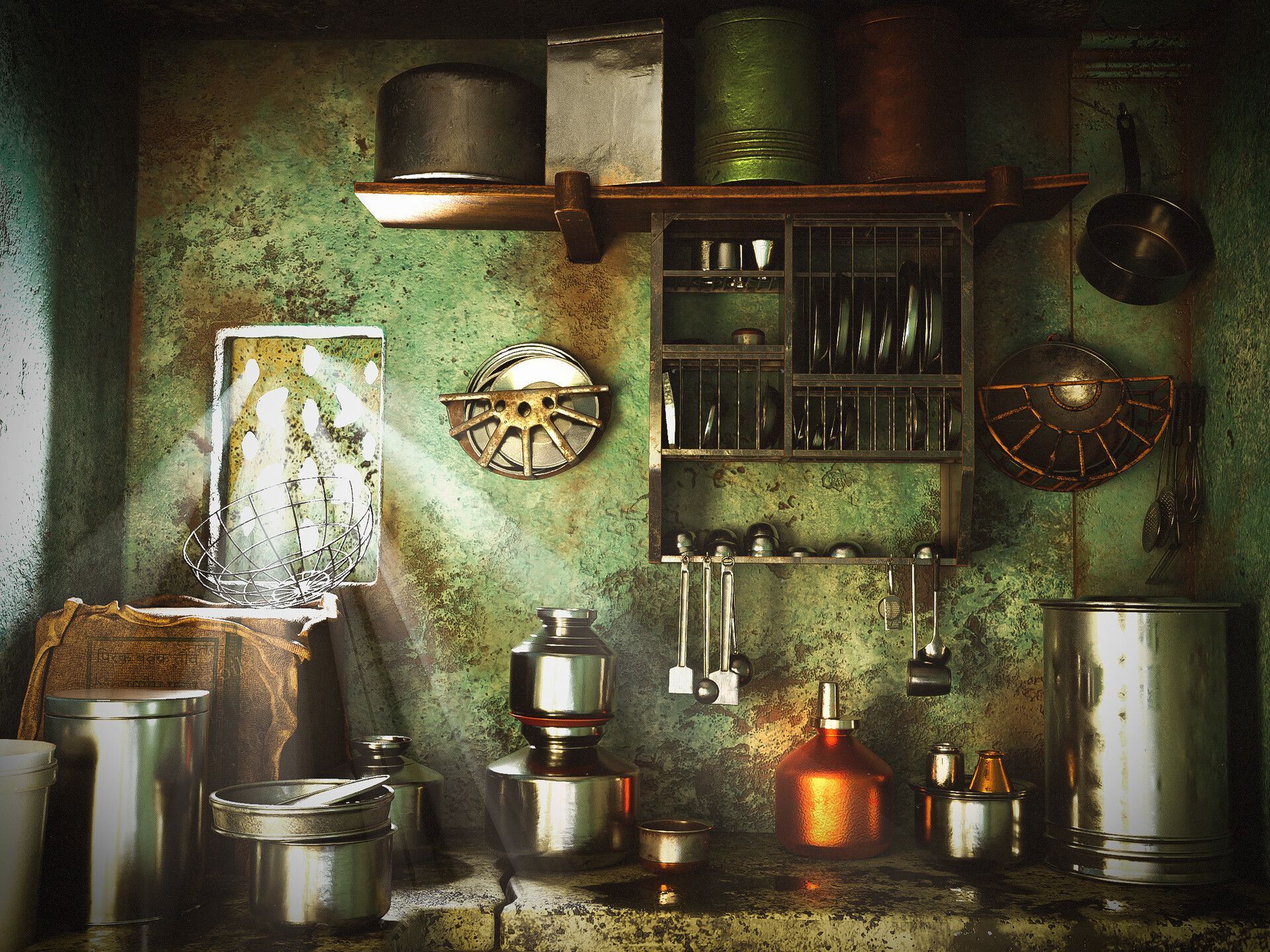 1920x1440 OLD INDIAN KITCHEN