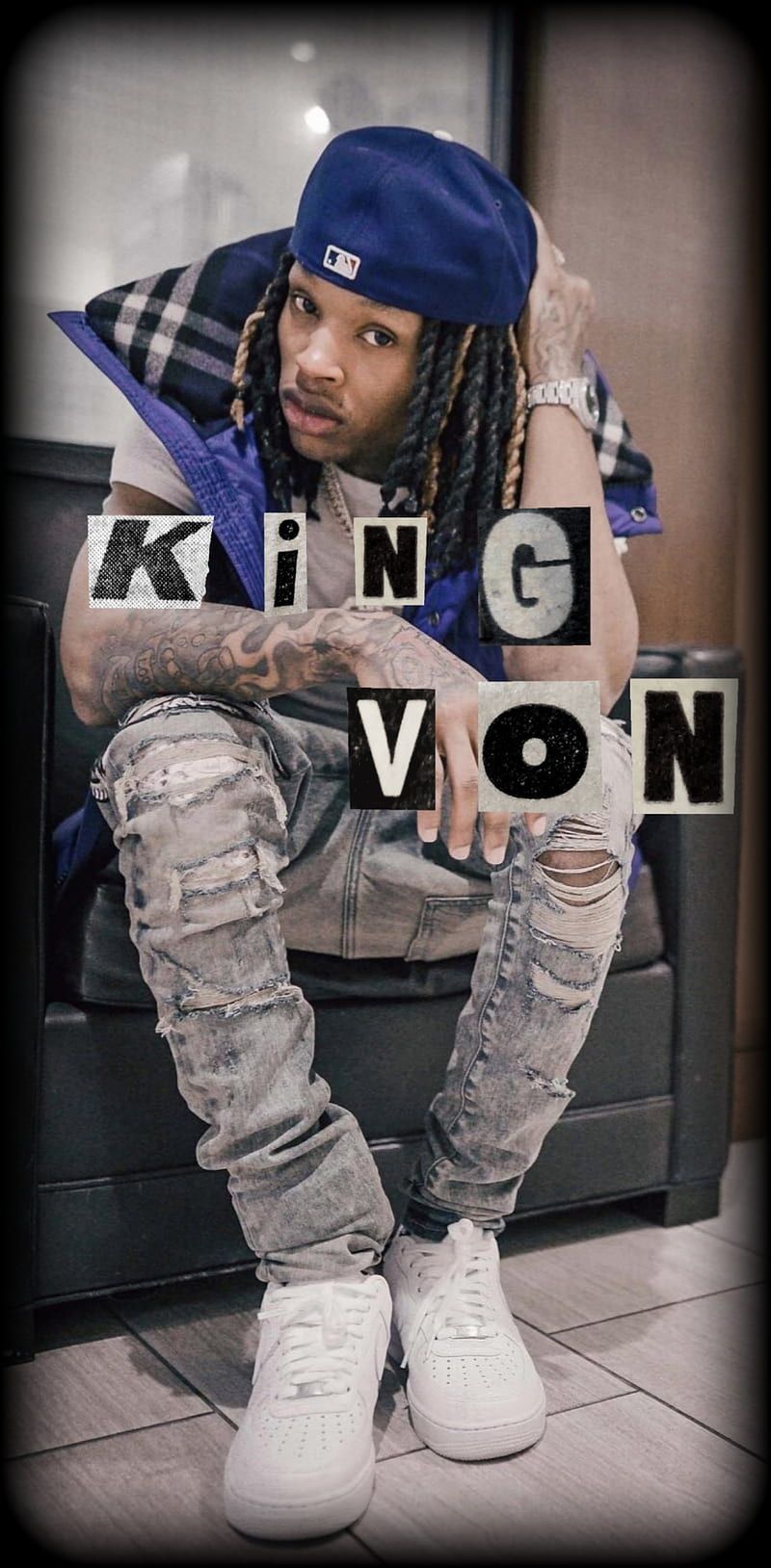 800x1628 HD king von wallpaper