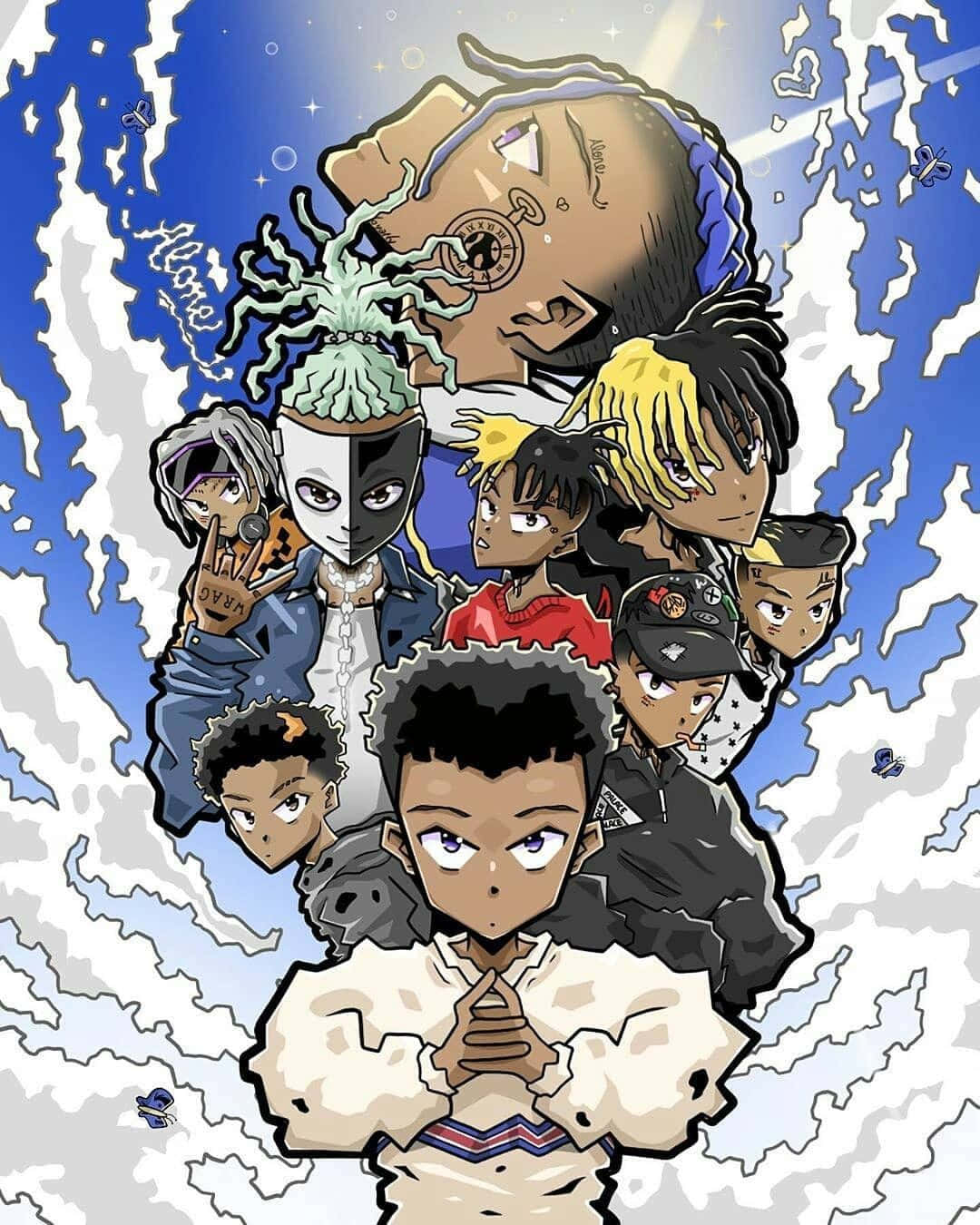 1080x1350 Download Anime Rapper The Boondocks Wallpaper