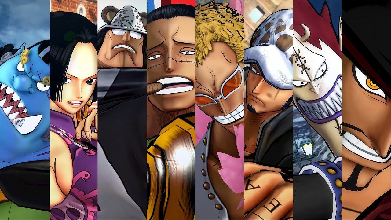 1280x720 All Seven Warlords of the Sea Skills & Ultimate Attacks Piece: Burning Blood