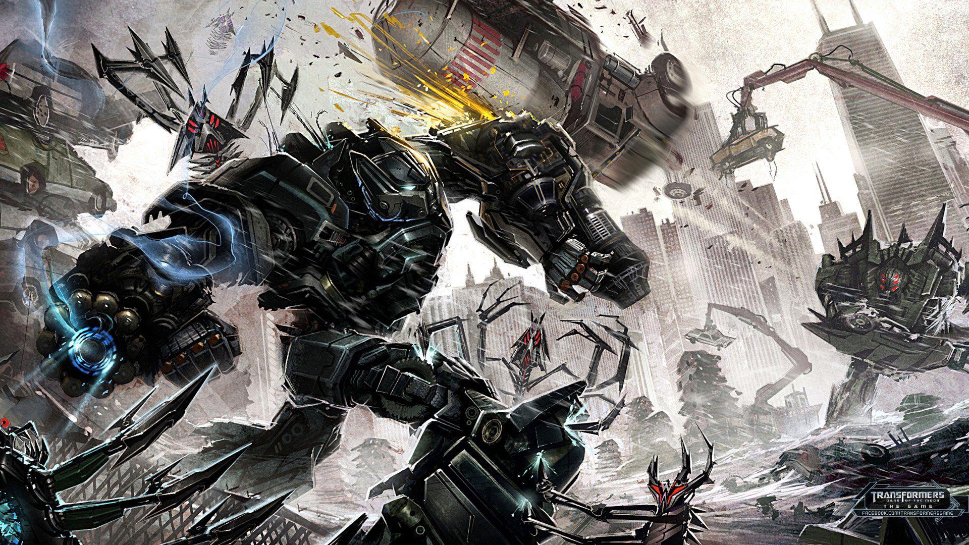 1920x1080 Transformers, video, concept, art, prime, game, moon, dark