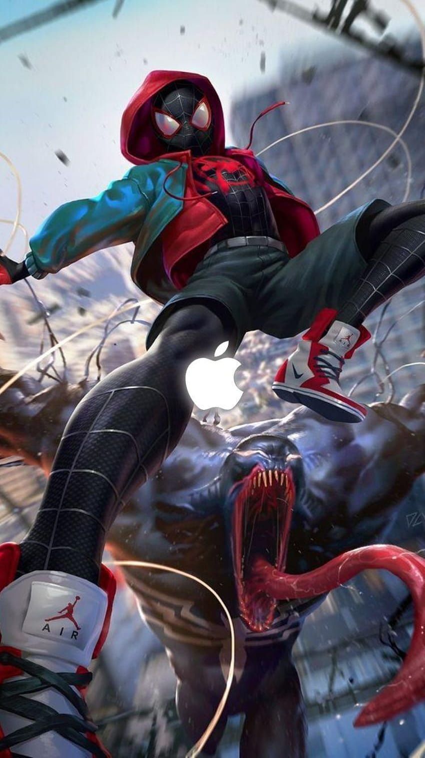 850x1513 Spiderman iPhone, kid arachnid HD phone wallpaper