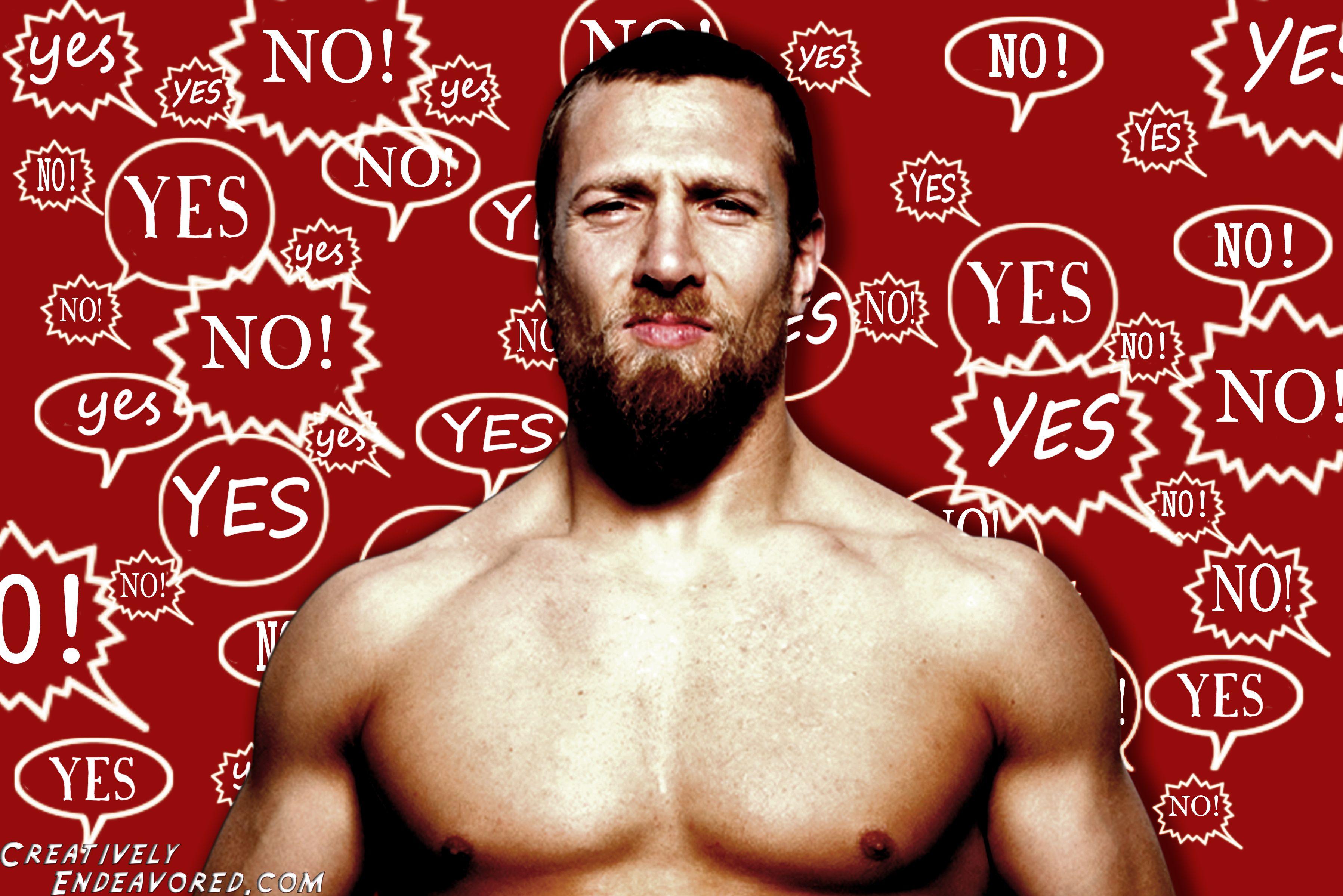 3594x2398 Creatively Endeavored's Wallpaper Wednesday: Daniel Bryan “Yes NO