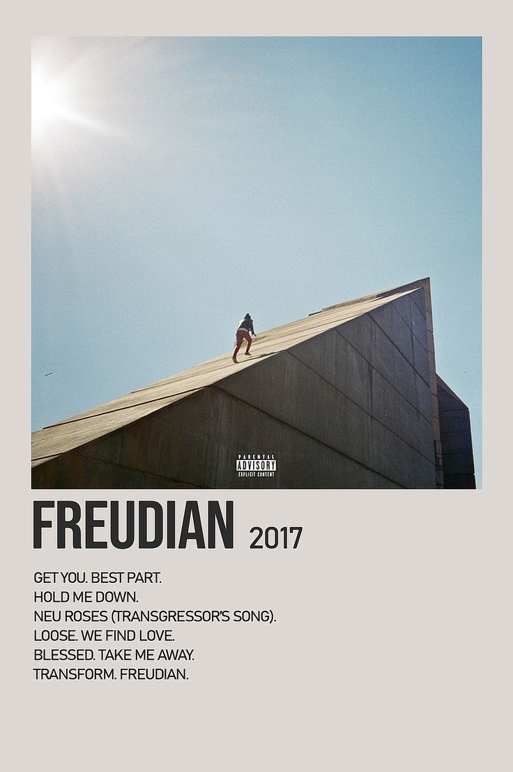 736x1106 Freudian by Daniel Caesar Minimalist Album Poster