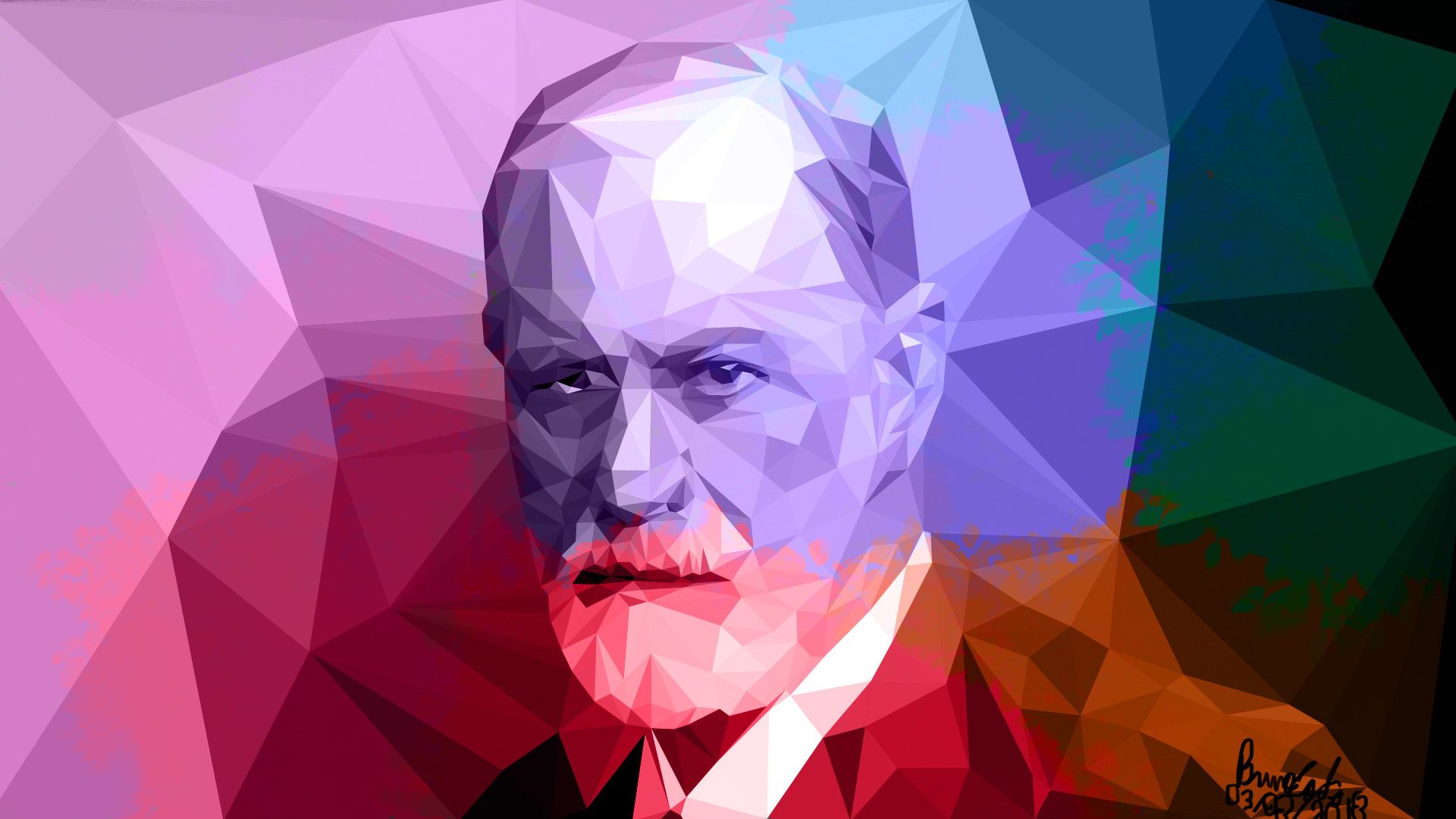 1920x1080 Bruno Gois Costa Polygonal Art