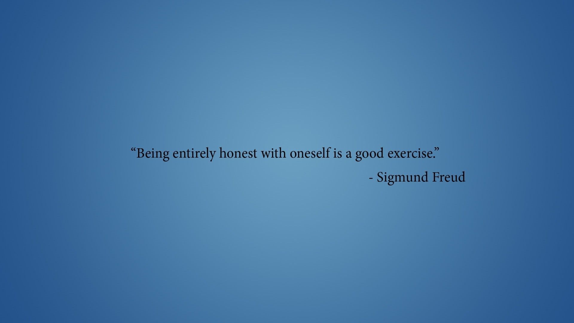 1920x1080 1080P, text, Sigmund Freud, writing, blue background, quote HD Wallpaper